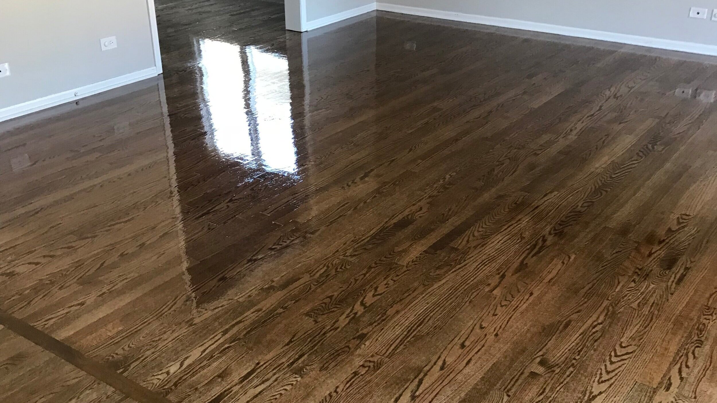 Select Grade Red Oak Stained Custom Coffee Brown