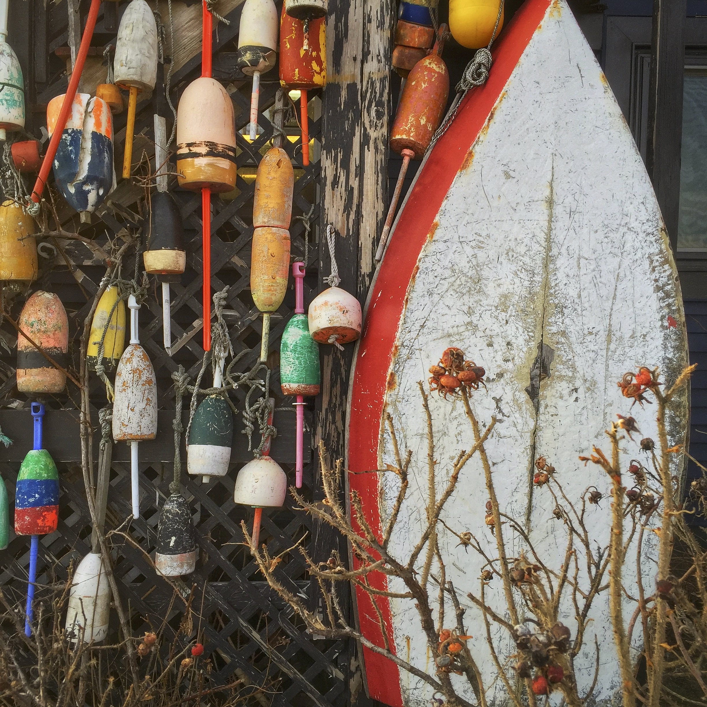 Boat and Buoys, Cape Porpoise