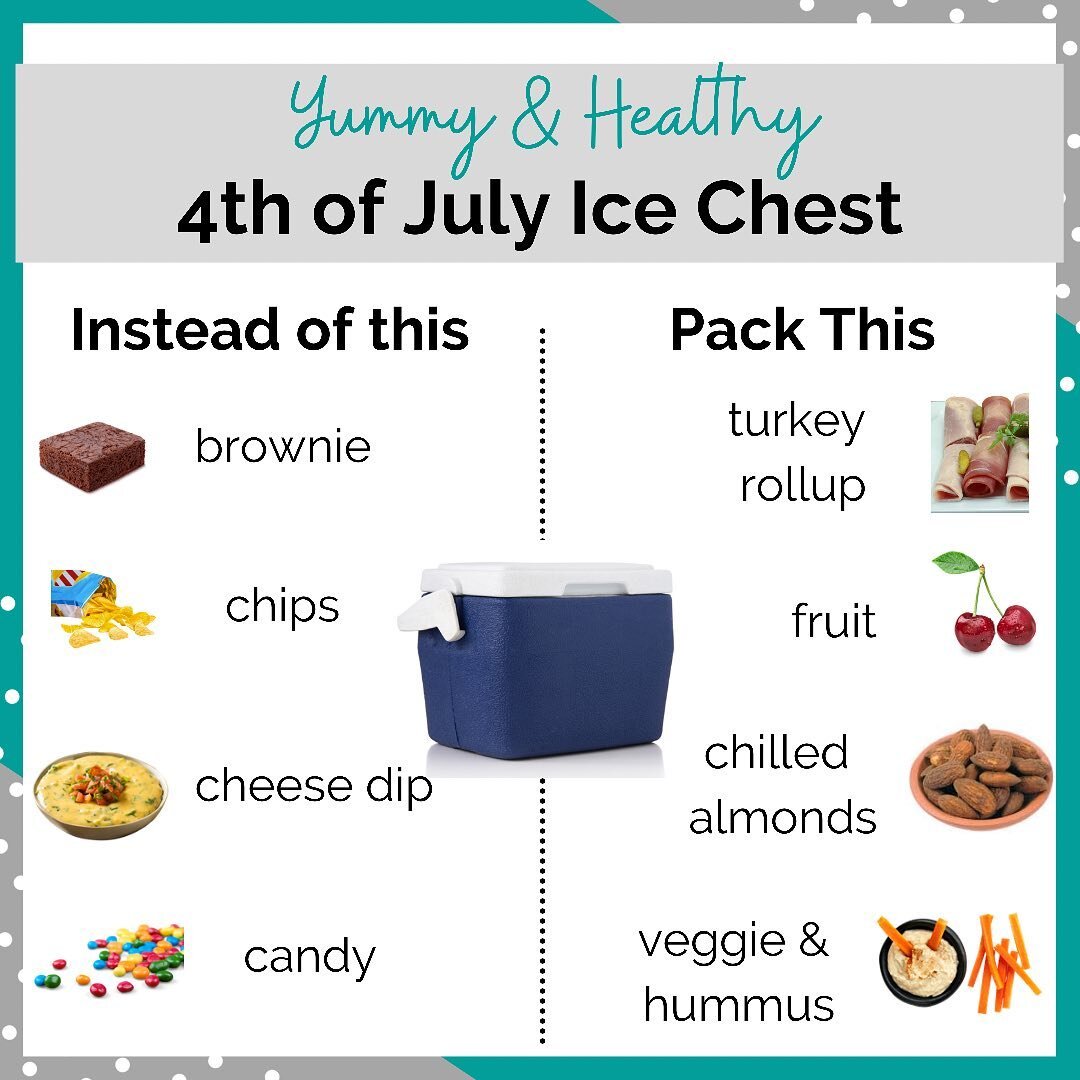 Here are some snack ideas for this weekend! 🇺🇸

It&rsquo;s okay to enjoy the holidays and flex your diet some! I always preach the 80/20 rule. Eat healthy 80% of the time but some of my favorite foods fit into the 20%.

👍🏽For those of you who wan