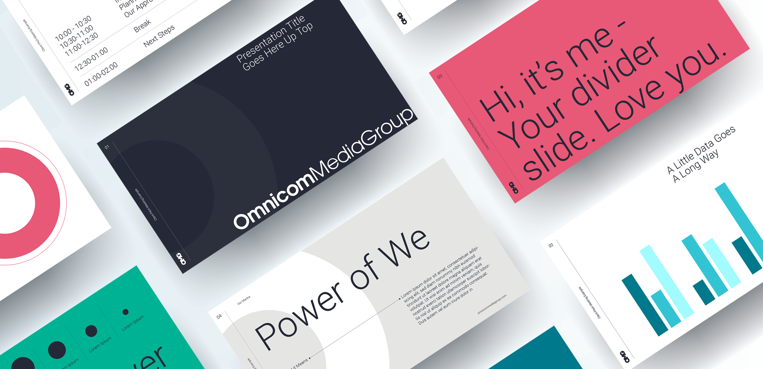 Shaking it UpThe refreshed template was built on a 12 x 12 grid, giving lots of flexibility in the build. Typically, PowerPoint presentations have a small, left-aligned slide title, horizontal text, etc. - all of the standard ingredients. I wanted t…