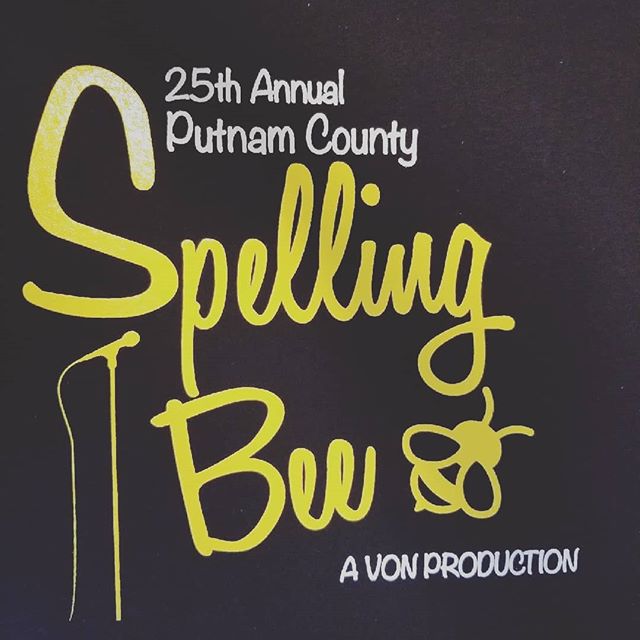 We worked on this Super cute tshirt design for Von Steuben MSC's production of the 25th Annual Putnam County Spelling Bee and people are buzzing about it 😉🐝 #vonsteuben #artsinschools