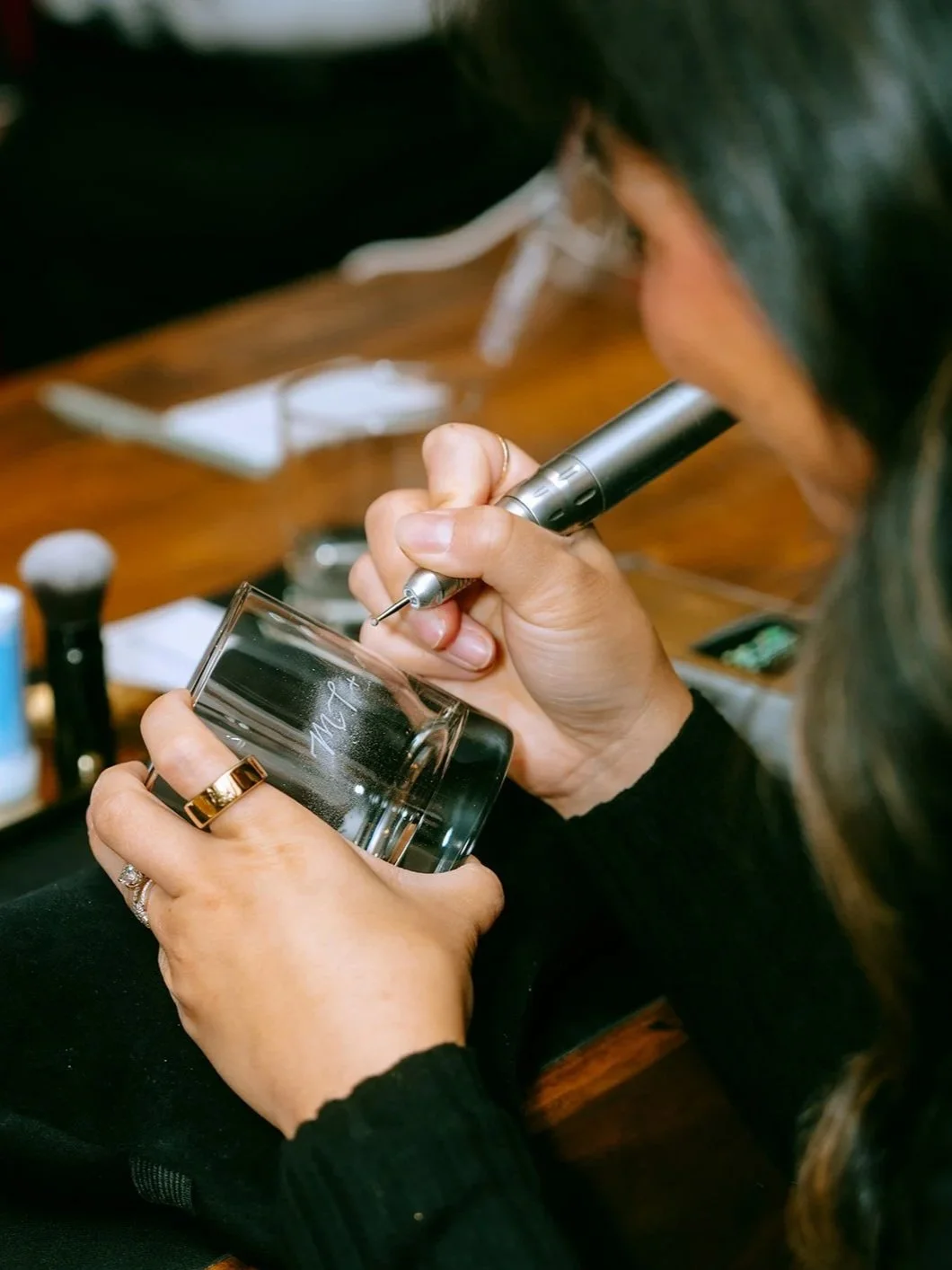 Hand Engraving at Corporate Events and Weddings in Colorado