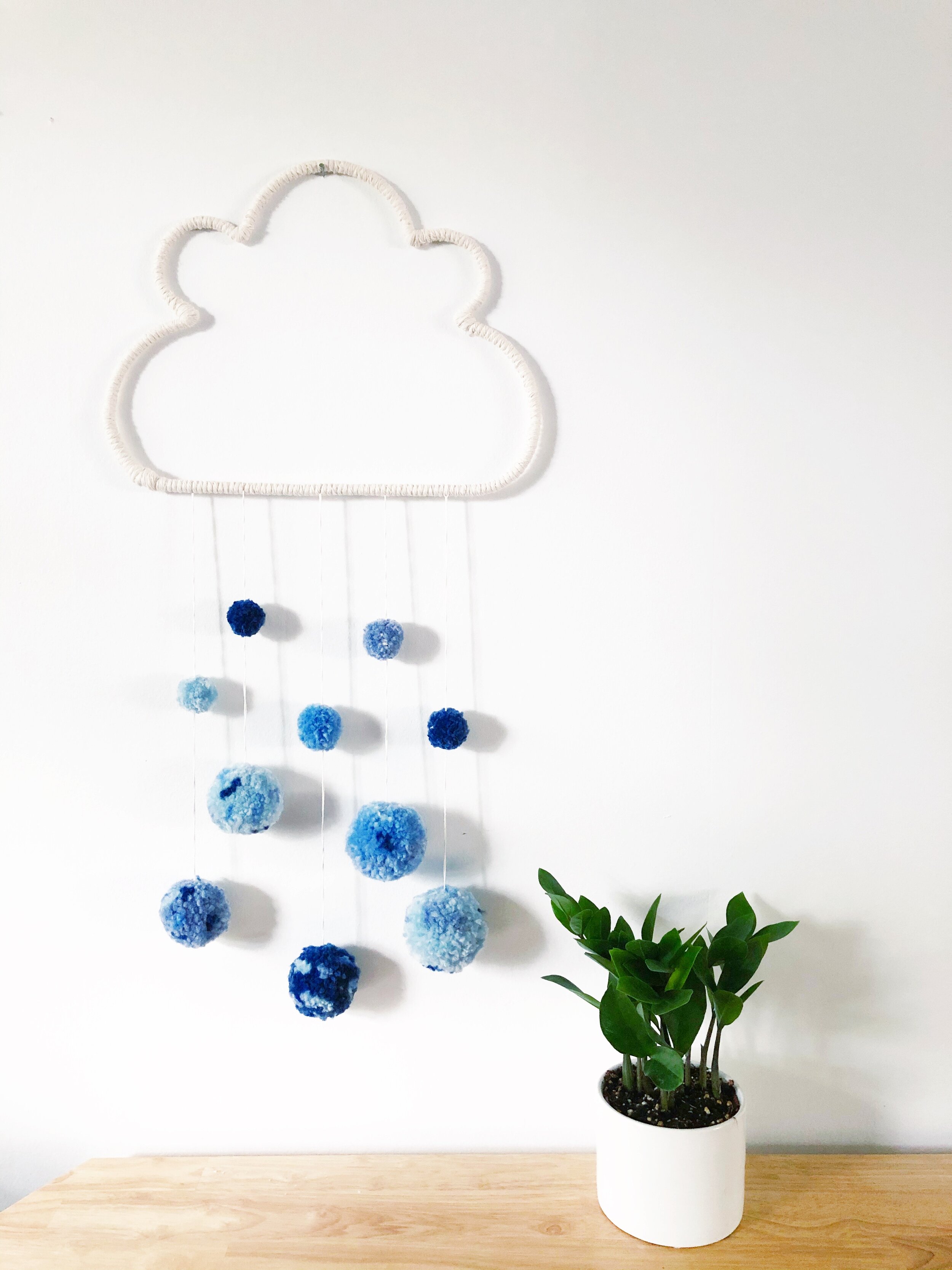 DIY Cloud Wall Hanging, a Step-by-Step Beginner's — KAYMA CO