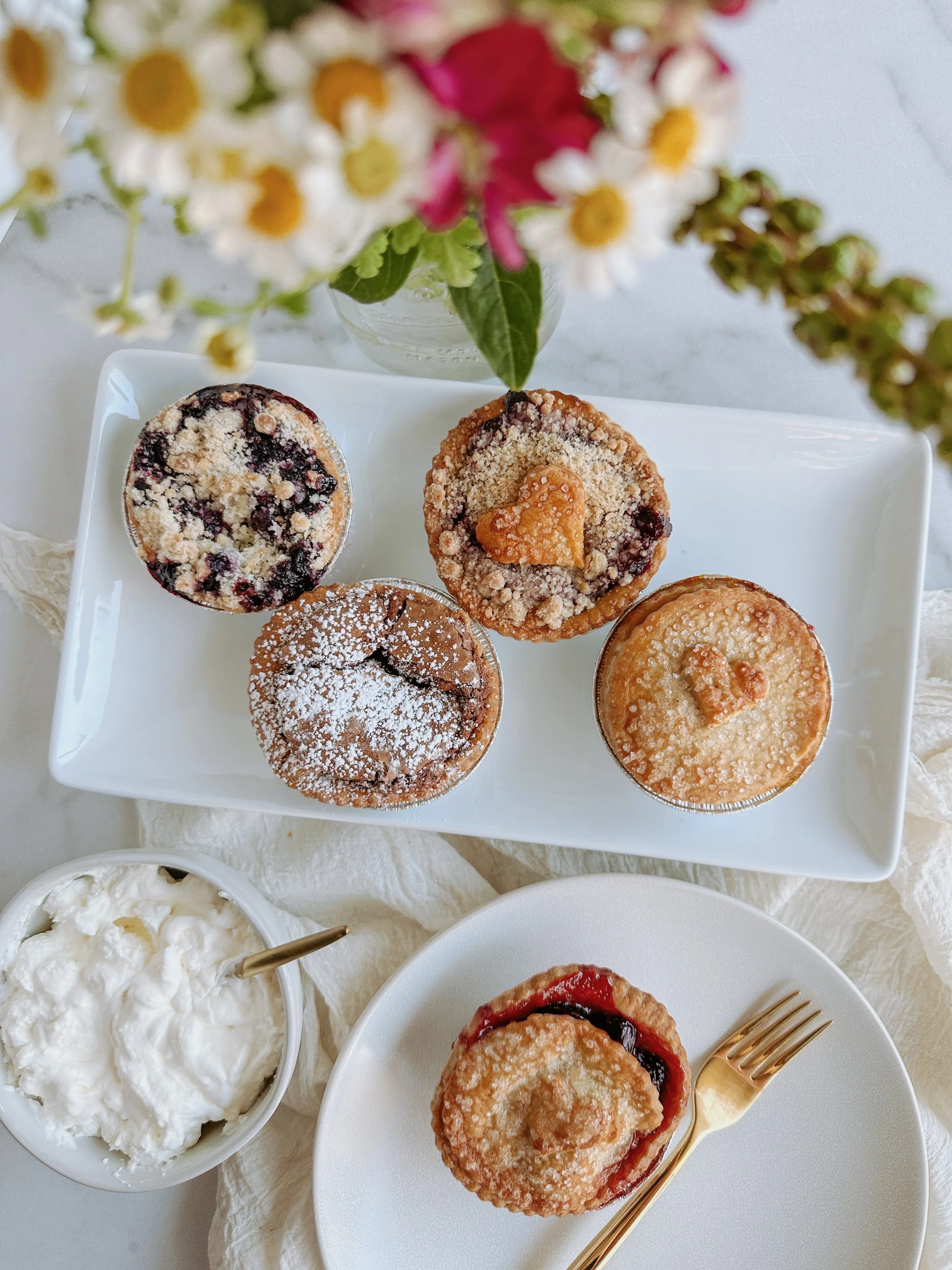 4 pack Mini Pies $20