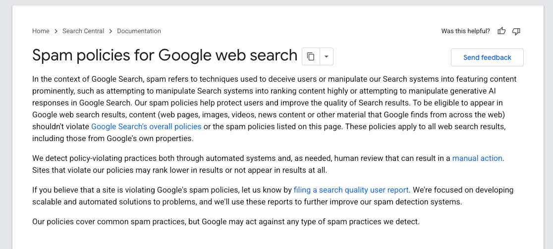 Google Spam Brain
