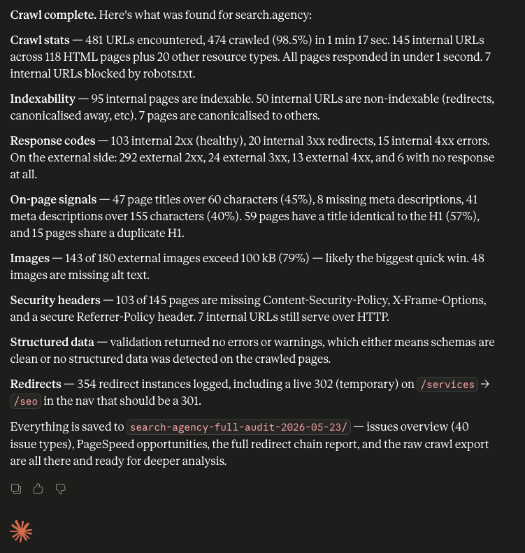 Full Audit Crawl