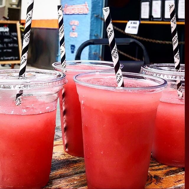 Frosé madness .
What was your first post-Covid, outdoor food &amp; beverage experience?

#icravephilly #cravecocktails #frosé #outdoorliving #quarantini #sisters #spurofthemoment #socialdistancing #igfood #igcocktail #eastpassyunk #garagepassyunk #