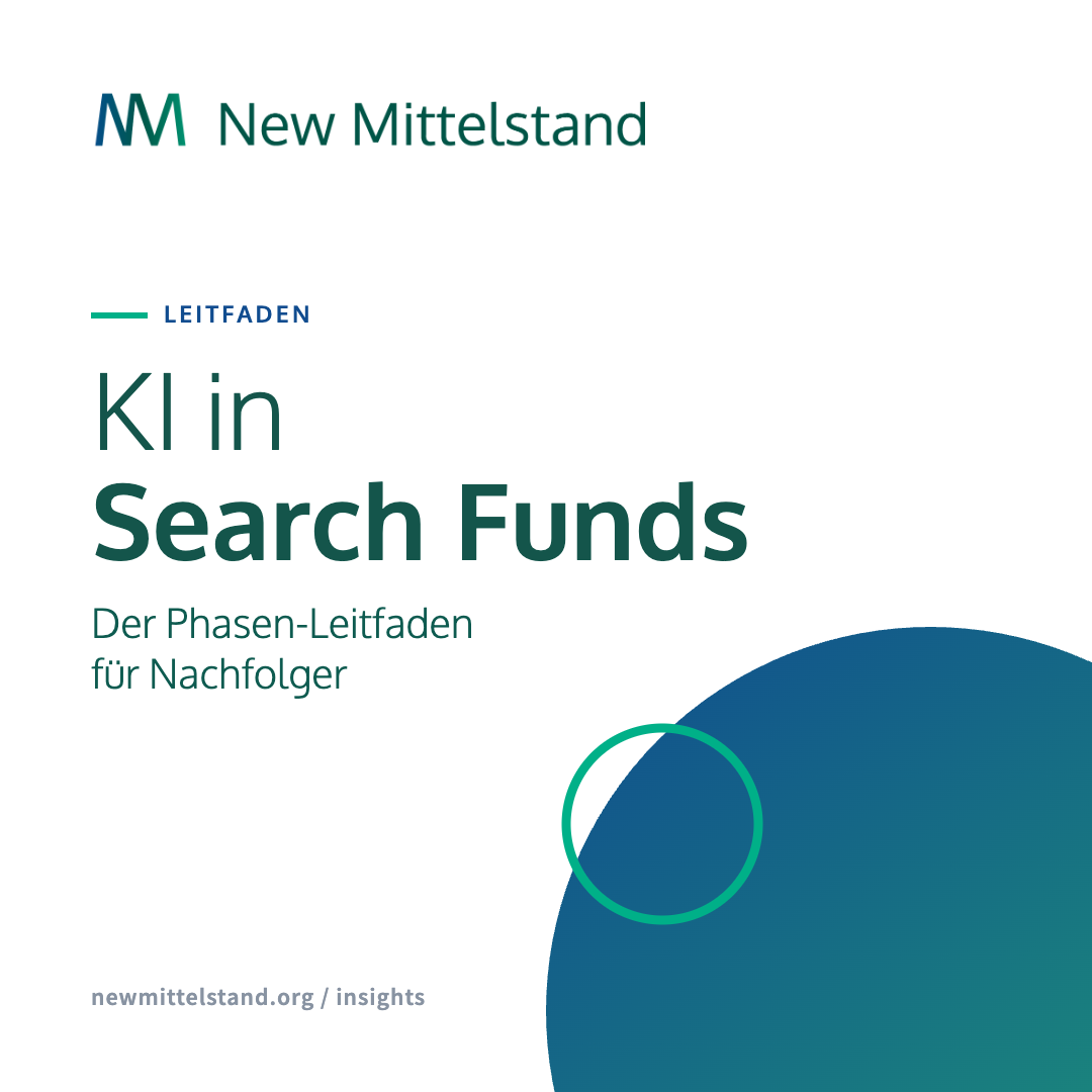 KI in Search Funds: der Phasen-Leitfaden für Nachfolger