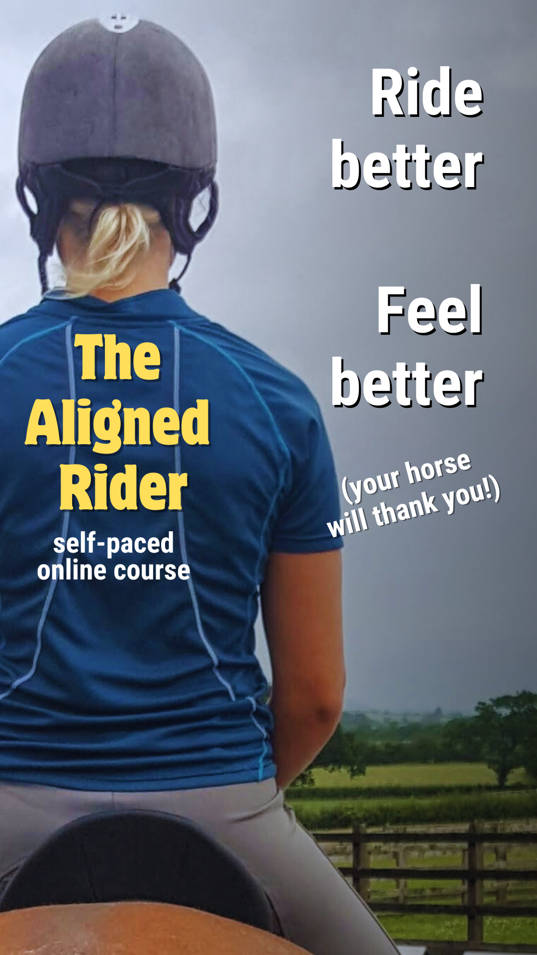 Horse rider with good position