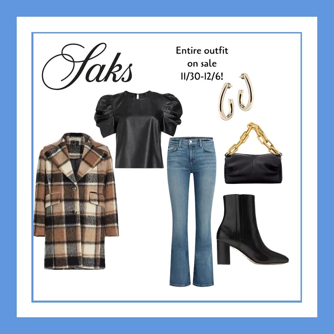 Saks is having a QUICK Friends &amp; Family sale! 

Great gifts and great things for you 🙃

Starts today and ends 12/6 🏃&zwj;♀️

Comment Saks and I&rsquo;ll send you the scoop! 

#saks #holidaygifts #holidaydecor #holidayoutfits #friendsandfamilysa