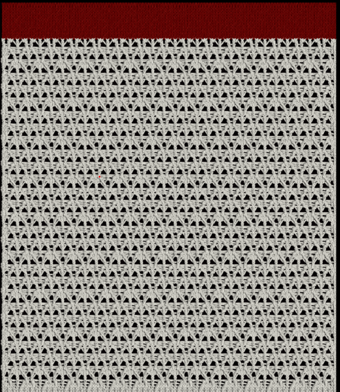 open big lace pointelle jersey