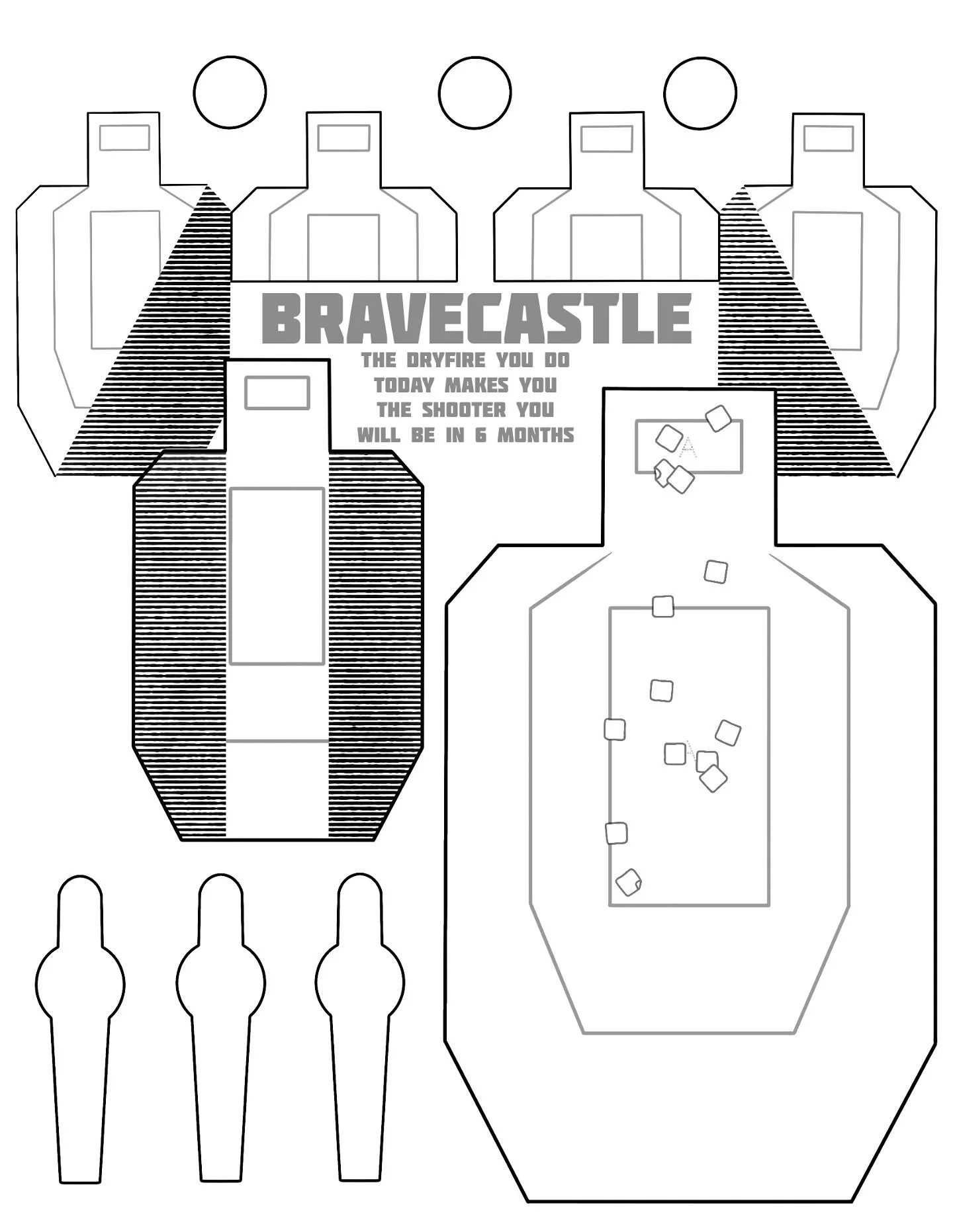 BRAVECASTLE downloadable dryfire target available soon.