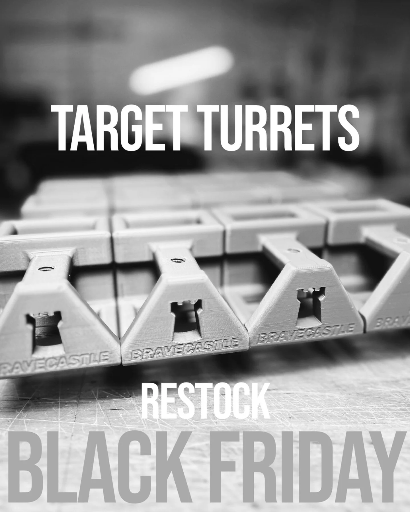 The printers going burrrrr. Stands are stocking up for Brave Castles big BLACK FRIDAY SALE. 
GET READY!