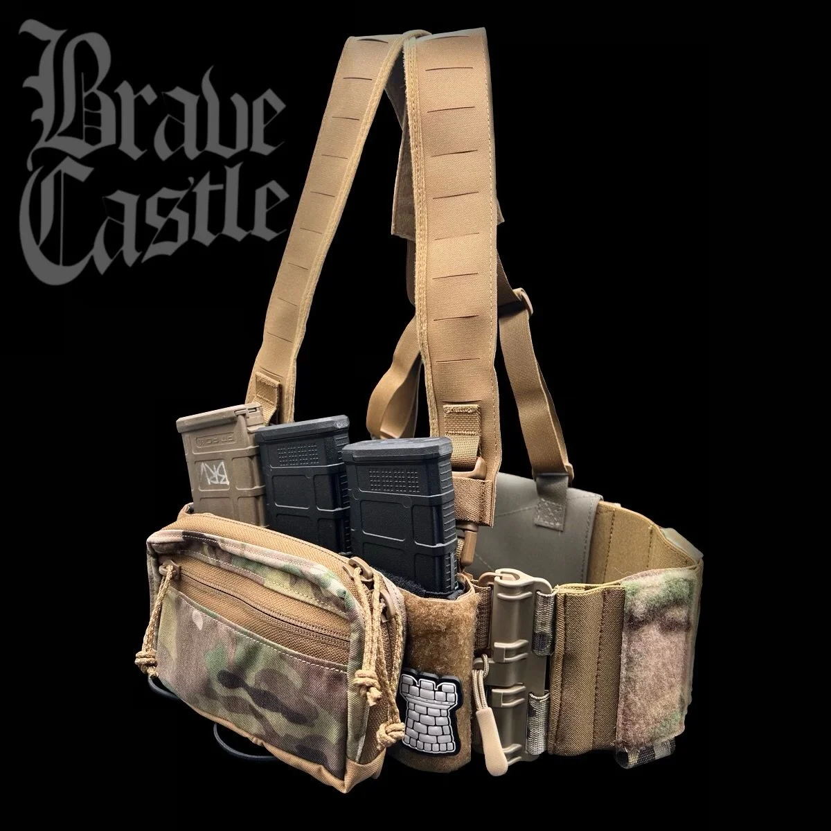 What sticks mags to you? Brave Castle&rsquo;s BCR1 holds em in place better than any other chesty. 
See why everyone who gets one, swears by them. 
Made in the United States. Modular. Converts plate carriers. Multi caliber. Built for movement, not st
