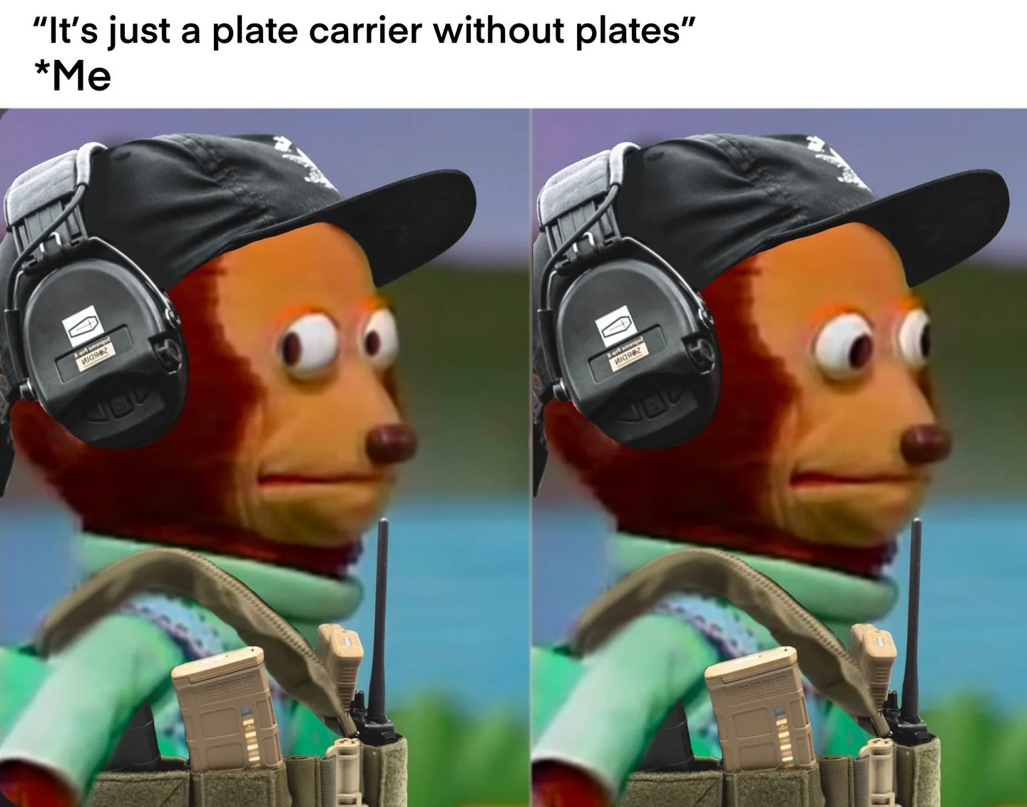 🤚If your bags ain&rsquo;t full of tannerite, you should just be in a chesty.