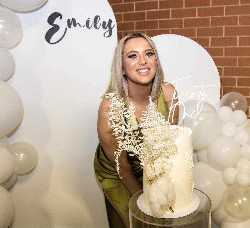  Emily’s 21st  Captured by  Photography By Franki   Flowers  Kiss From A Rose    Balloons  Balloons &amp; More, Your Party Store  