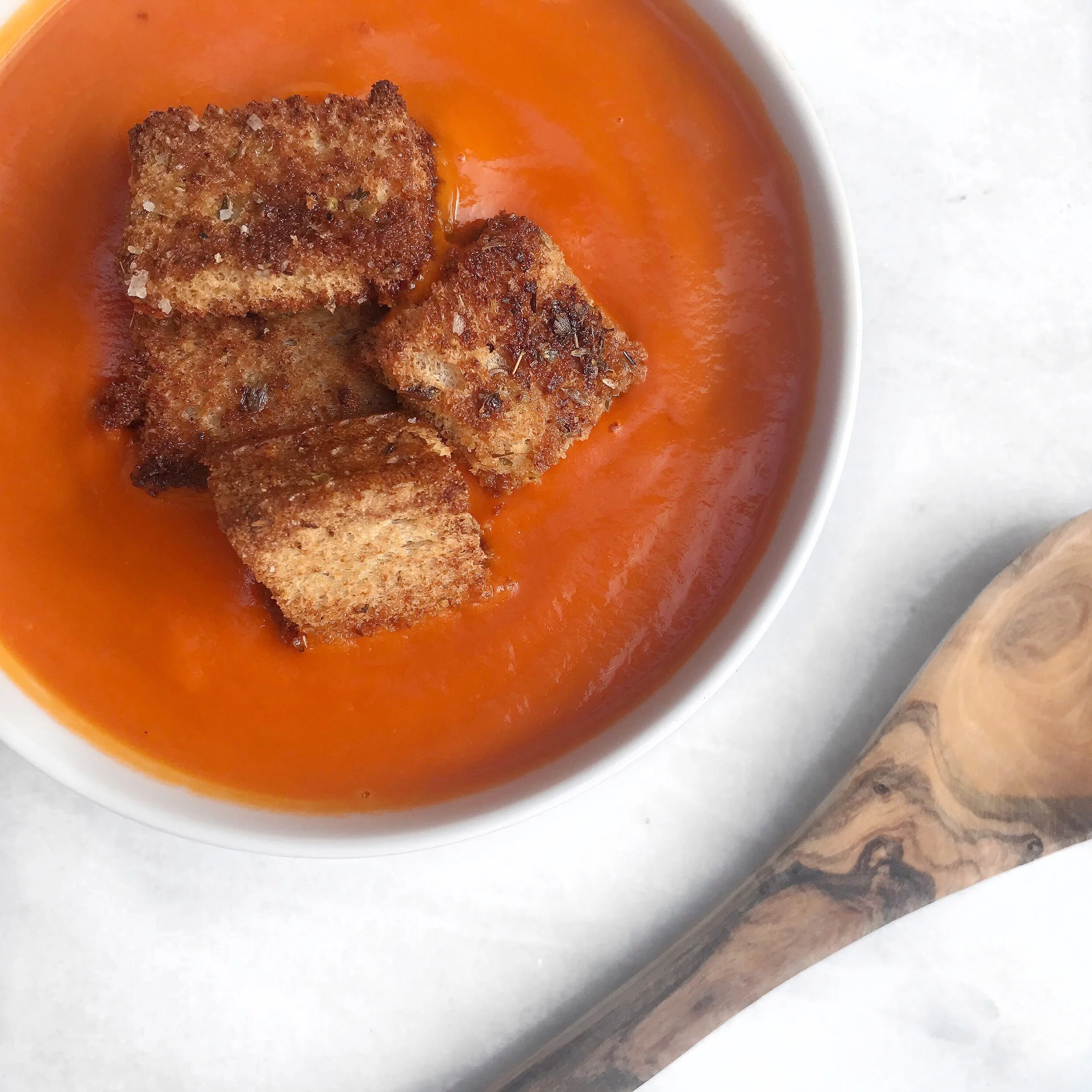 Creamy Dairy Free Tomato Soup 