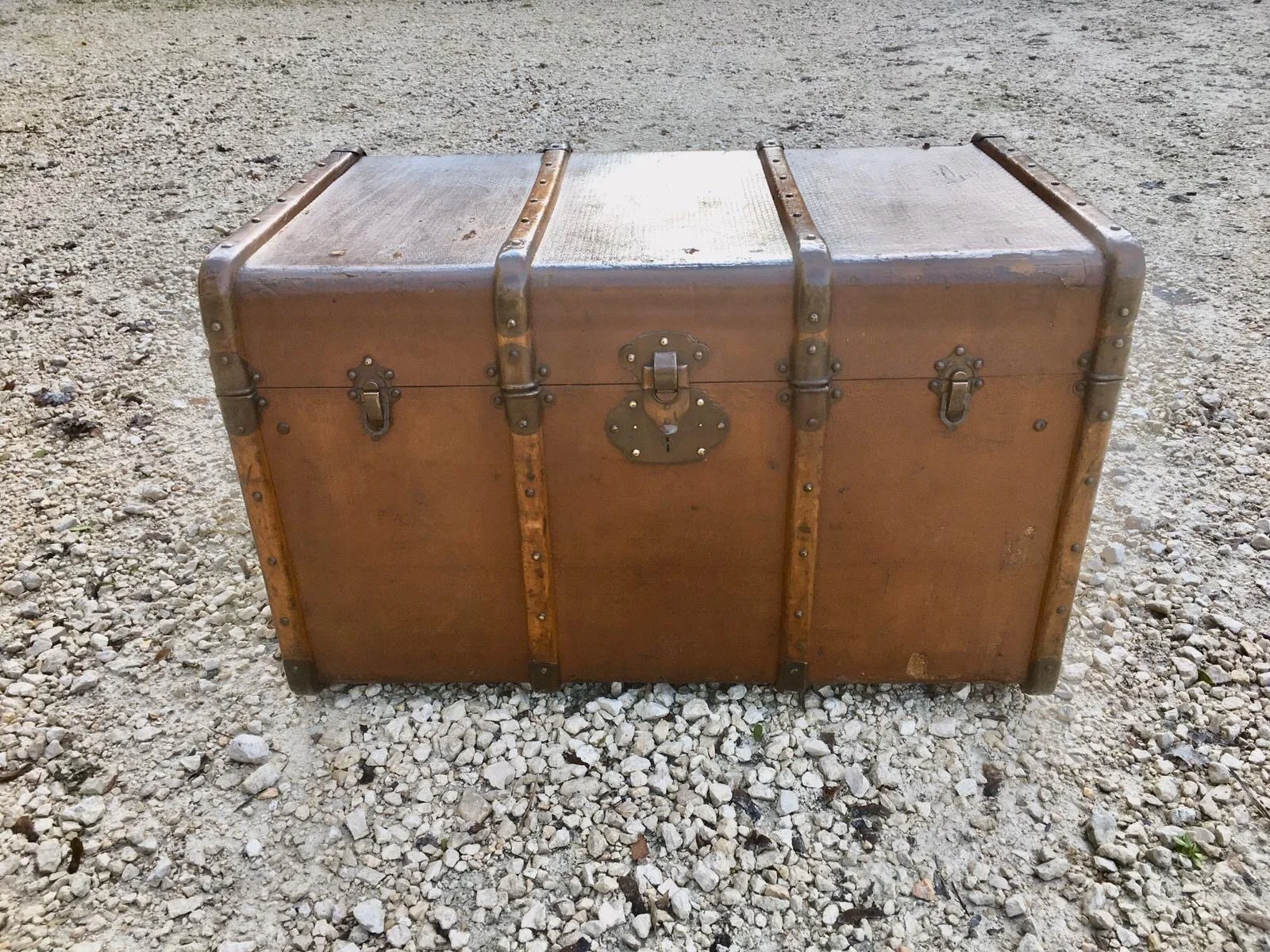Old  French Travel Trunk