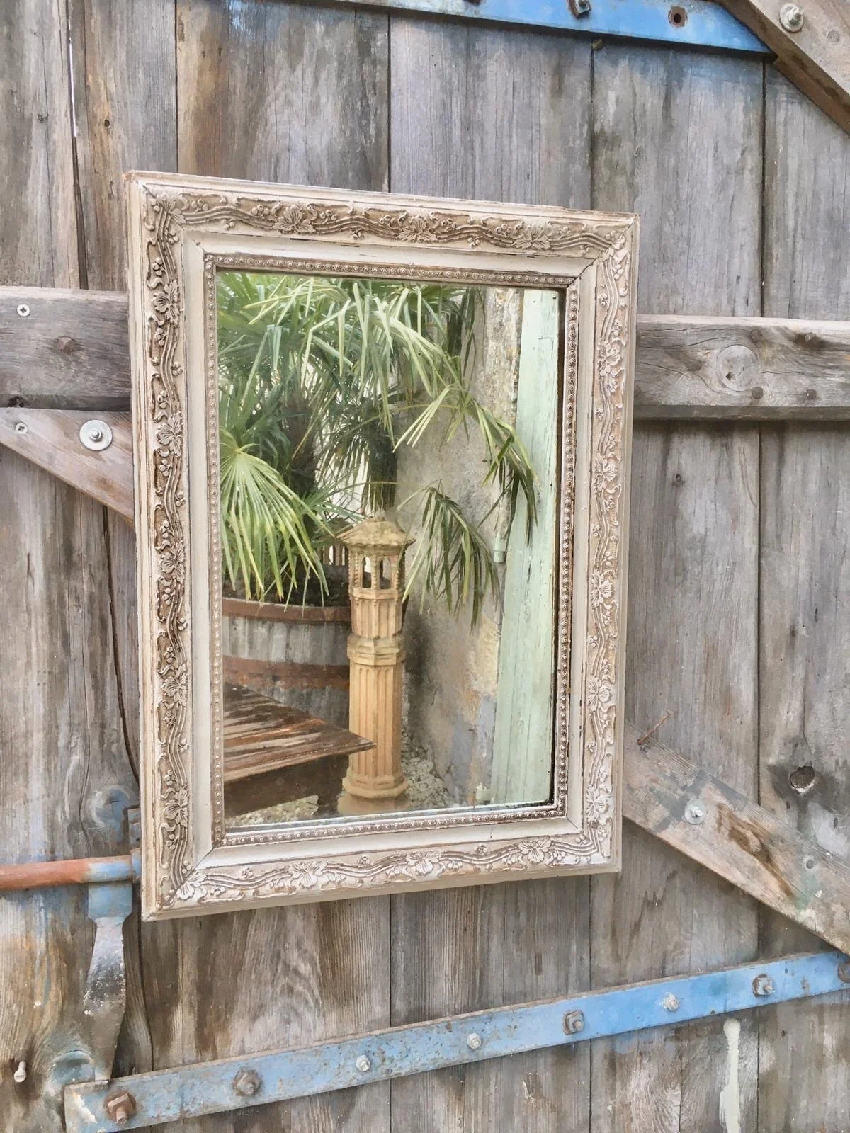 Antique Distressed Mirror