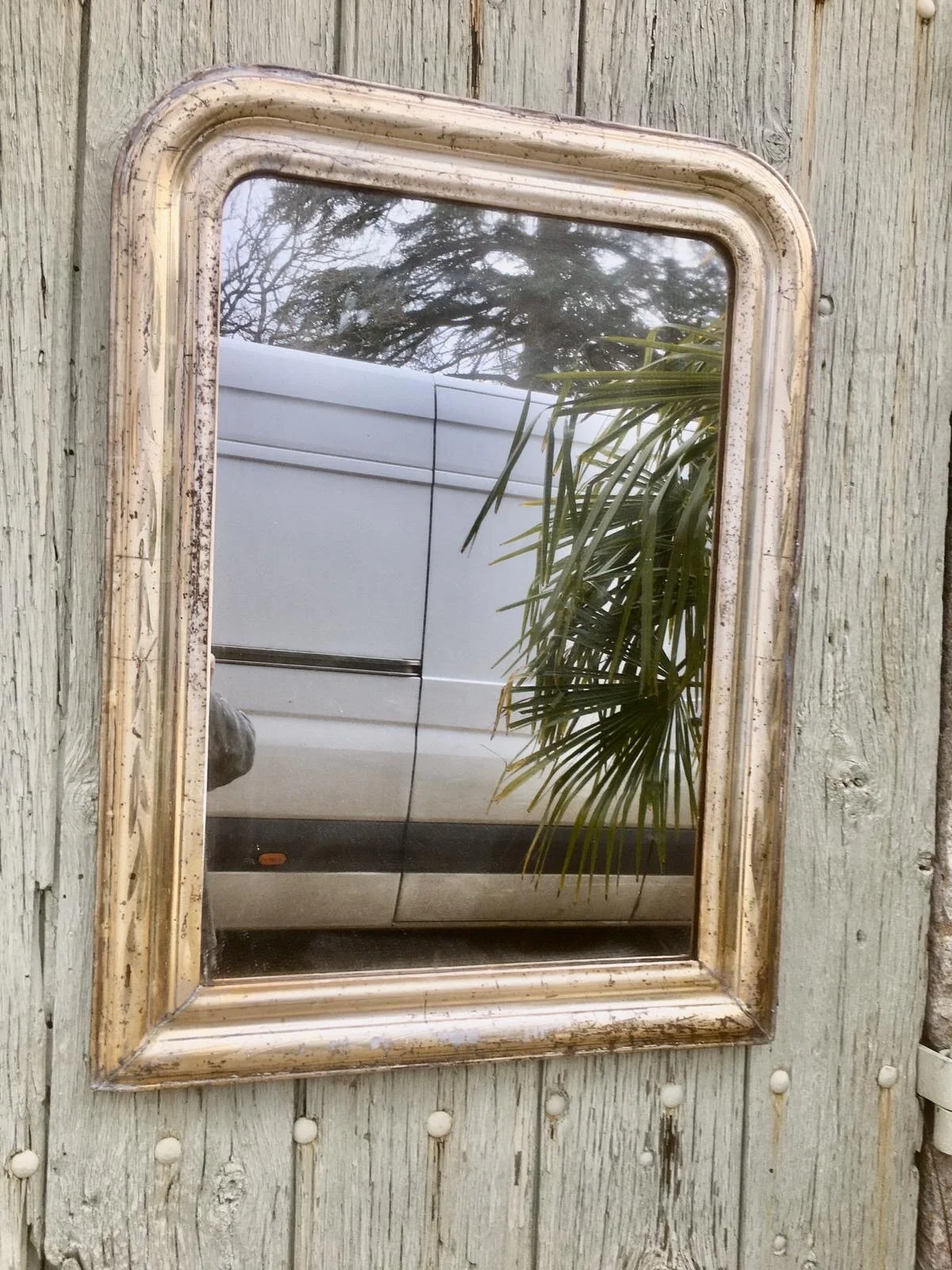 Silver Gilt Framed Mirror 
