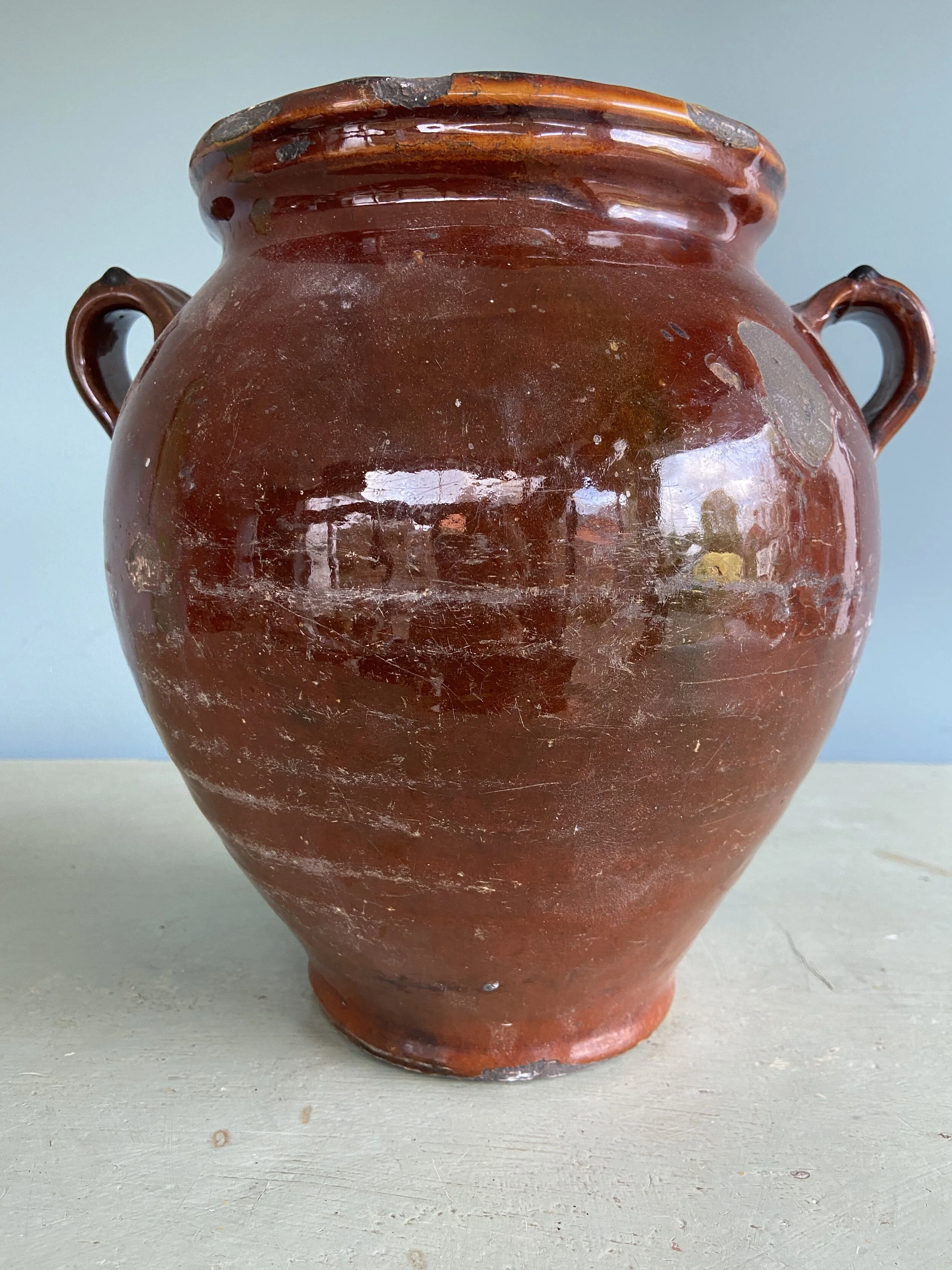 Glazed French Pot