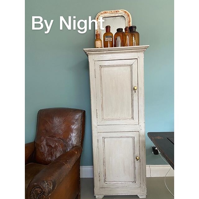 Fabulous old  French food cupboard with lockable drawer. As the realisation of lockdown and homeschooling began my thoughts were not on my love for all things French but instead of how I could make home /school /life work. Luckily for me I was able t