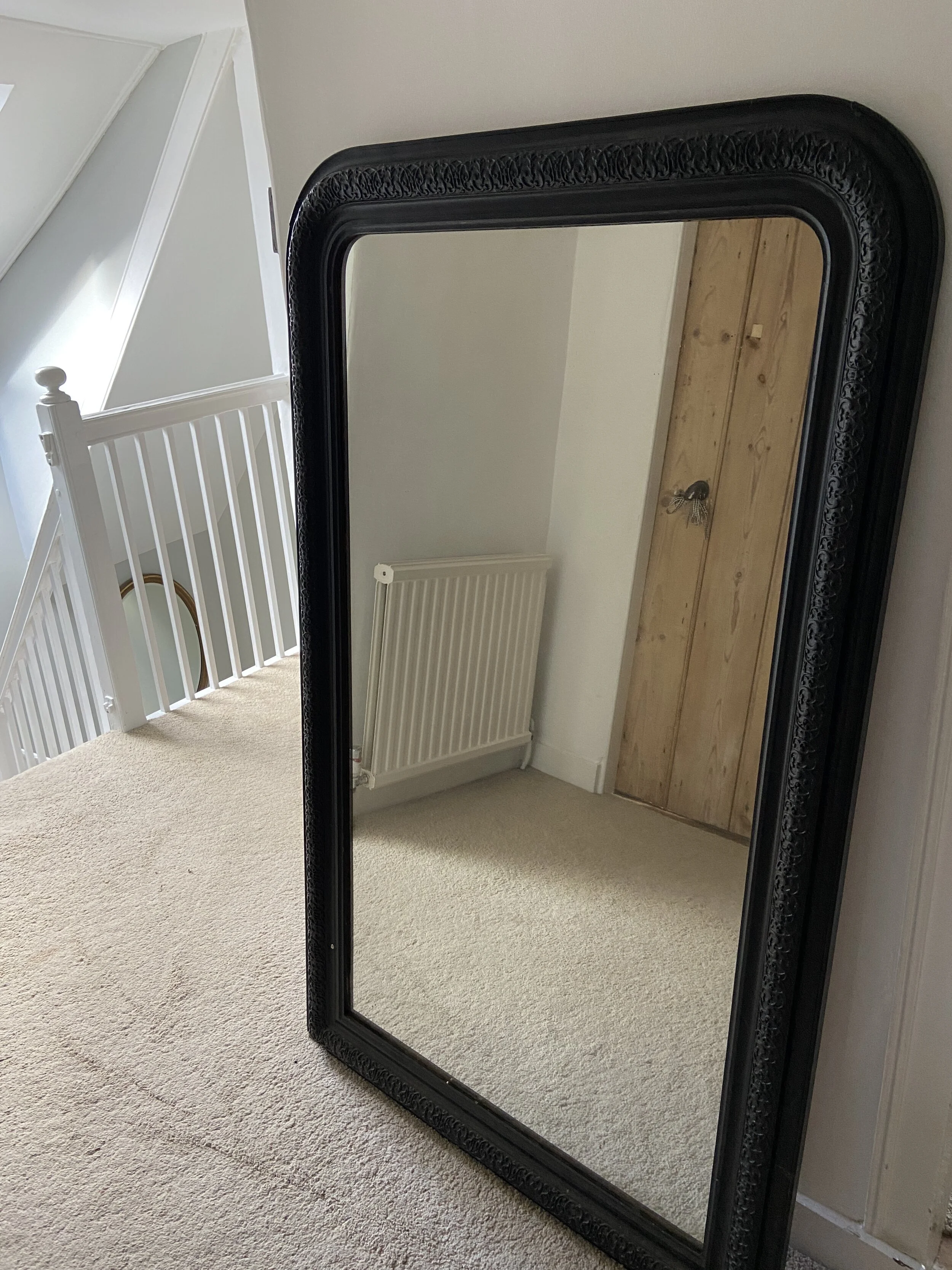 Ebonised Mirror