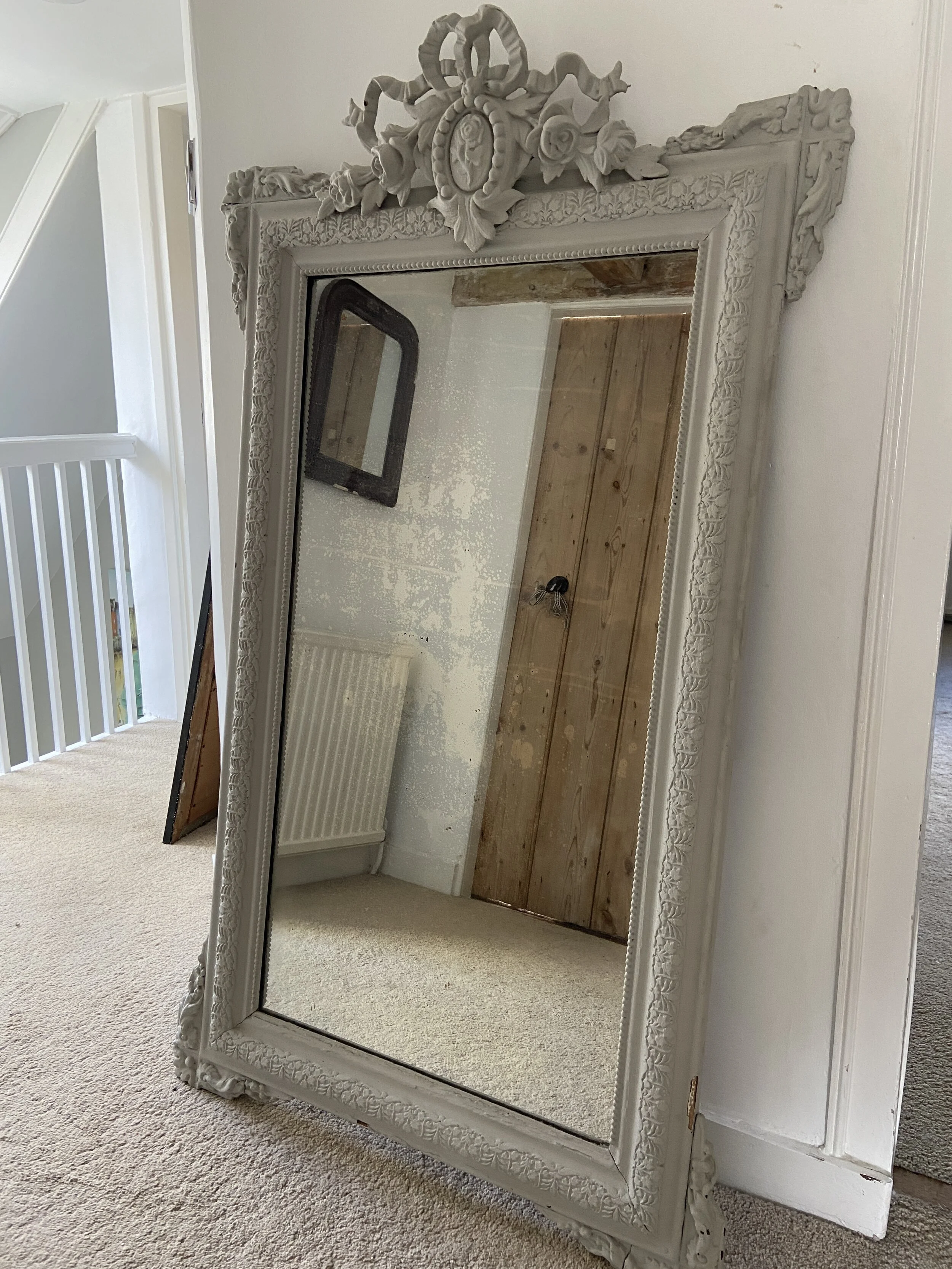 Painted Rose Mirror