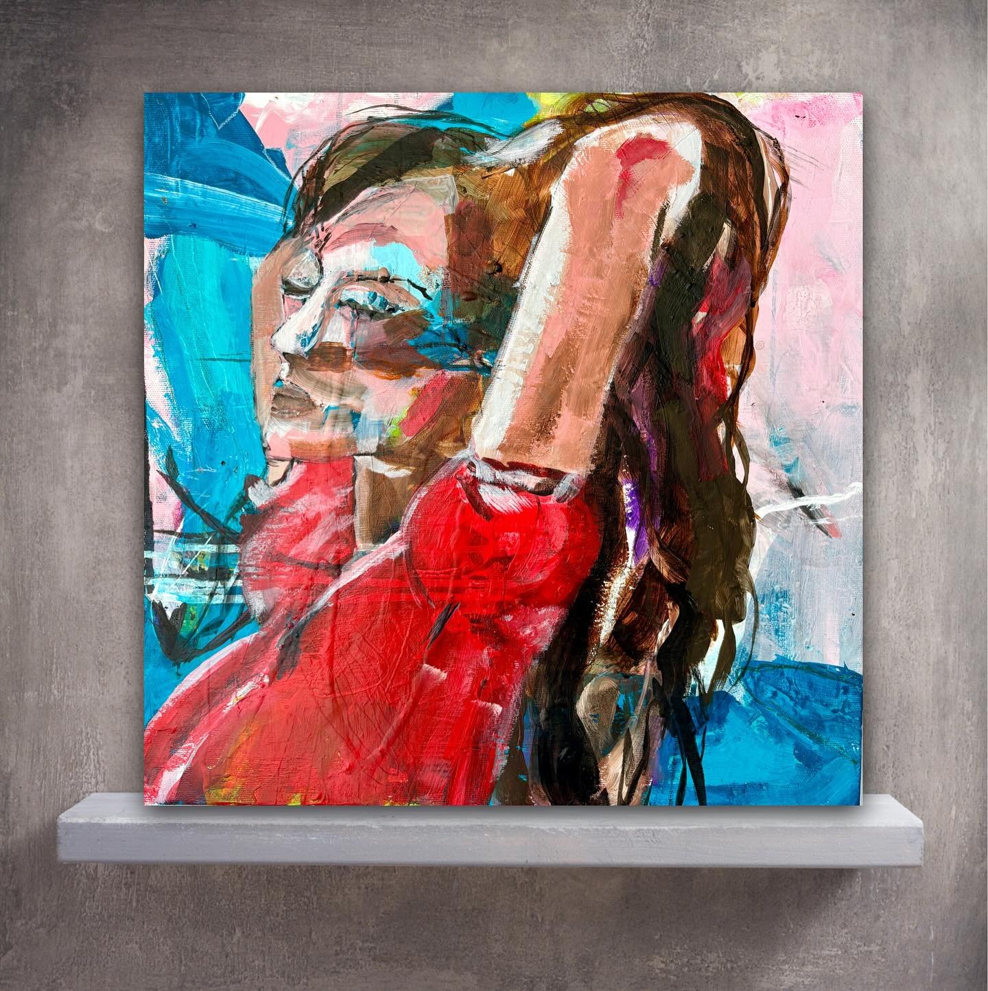 'Jolene' is part of my portrait series I painted about women who are described in songs. Listen to the soneg and find out if you imagined Jolene like this. This is my idea of Jolene😊💕
40x49cm
Mixed media

#womanpainting #jolene @dollyparton #modern