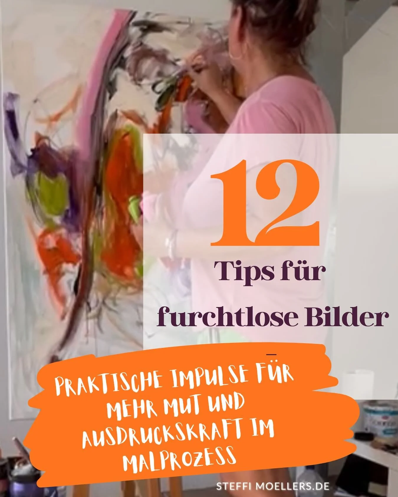 Es k&ouml;nnte sein, dass du dich genau an dem Punkt befindest in deiner Malerei, wo du nicht so recht weiter kommst. 
Ich kenne das auch gut und gebe dir hier mit den 12 Tips Ideen an die Hand, wie du mutiger und freier malen kannst. 
Bist du bereit