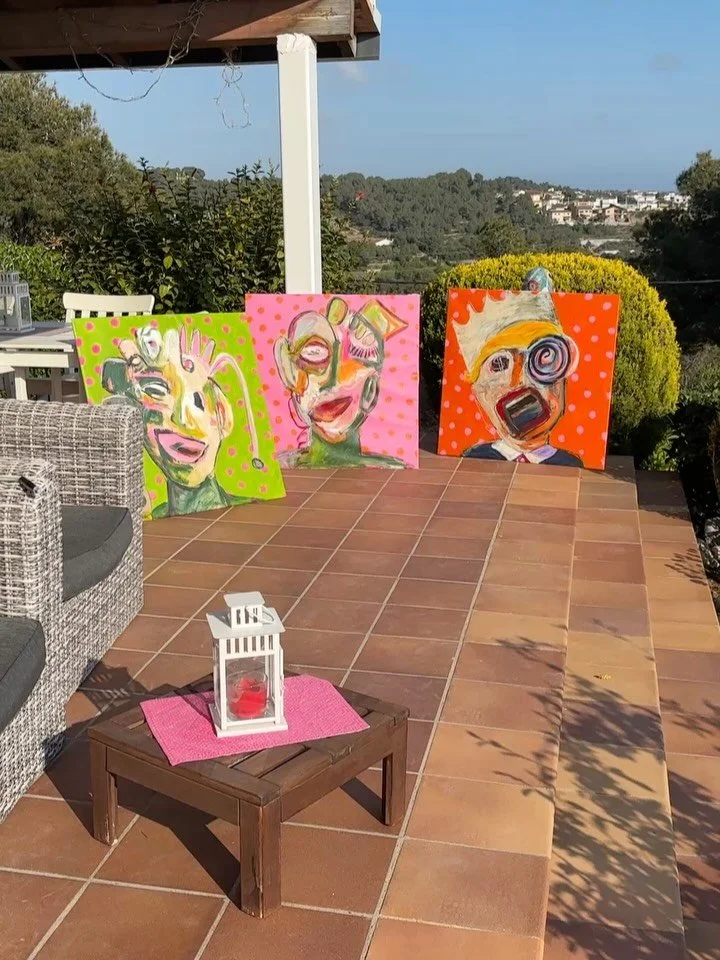 About a year ago, I painted these three pieces.
Clowns. Odd figures. Skurrilities. Faces that smile, but never fully reveal what&rsquo;s behind the mask.

At the time, I thought I was just exploring ambiguity &mdash; the uneasy space between humor an