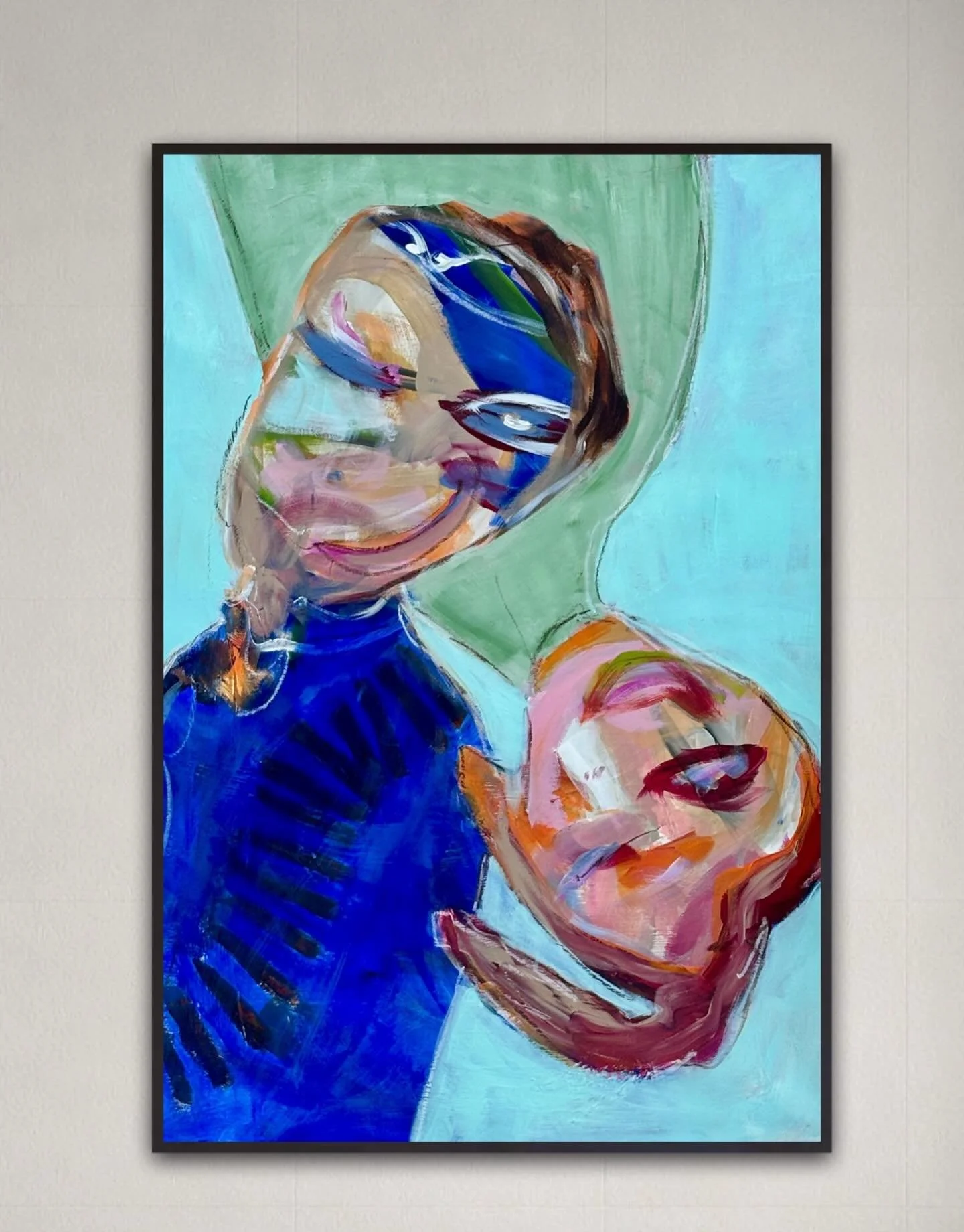 Some connections don&rsquo;t need symmetry.
they just need trust.

your song

#contemporarypainting #modernart #faces #steffimoellers