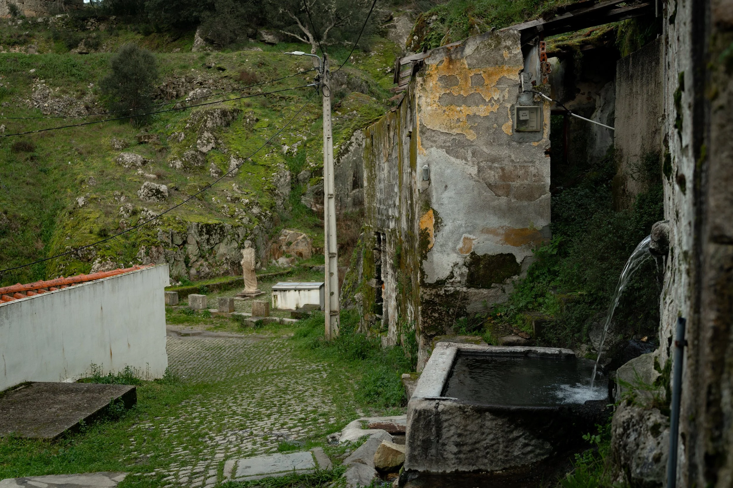 Photo documentary project social photojournalism last remaining resident sole inhabitant ghost village Portugal artist hermit portrait isolated alone Sao Lourenco