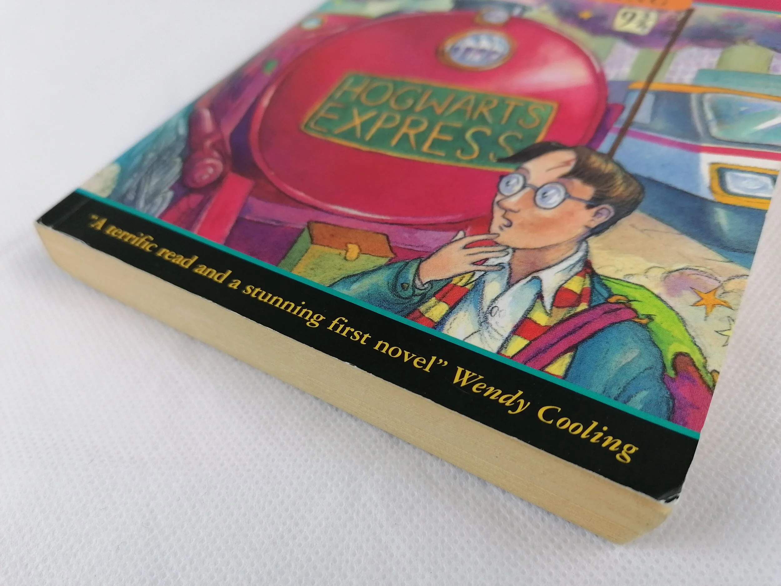 Harry Potter &amp; The Philosopher's Stone JK Rowling 1st first edition 5th Printing 1997 paperback wendy cooling iconic antiques 3