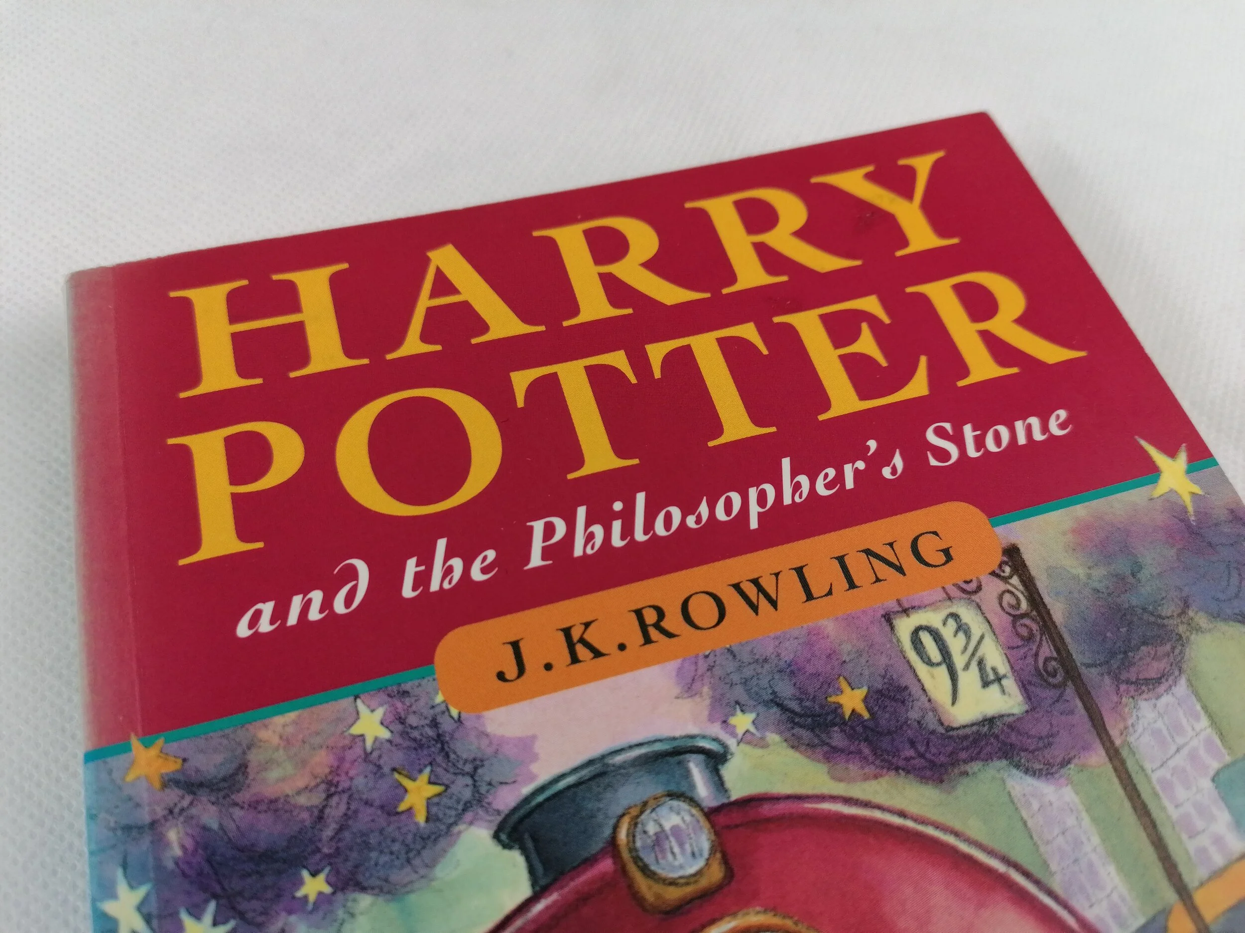 Harry Potter &amp; The Philosopher's Stone JK Rowling 1st first edition 5th Printing 1997 paperback wendy cooling iconic antiques 5
