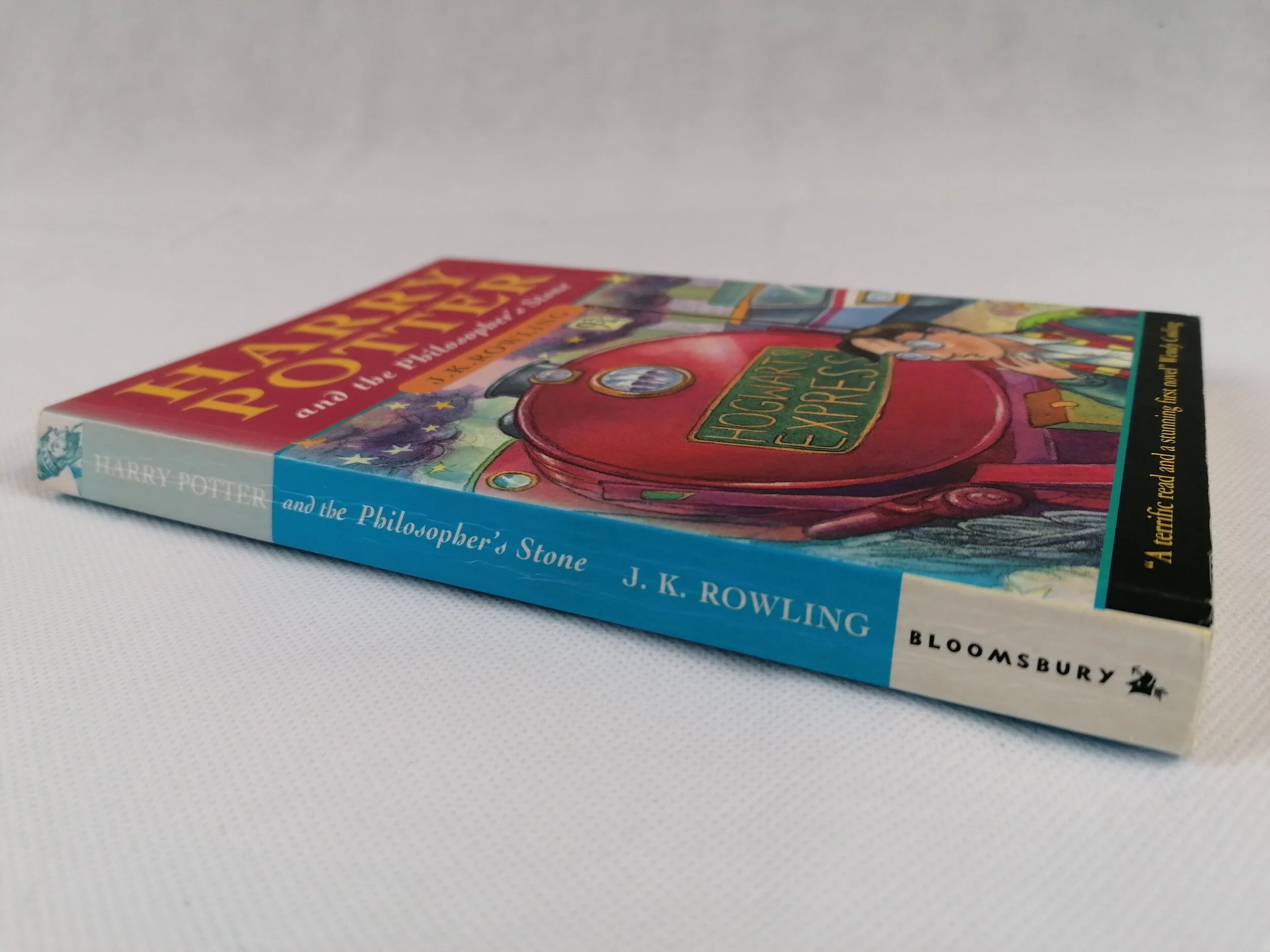 Harry Potter &amp; The Philosopher's Stone JK Rowling 1st first edition 5th Printing 1997 paperback wendy cooling iconic antiques 6