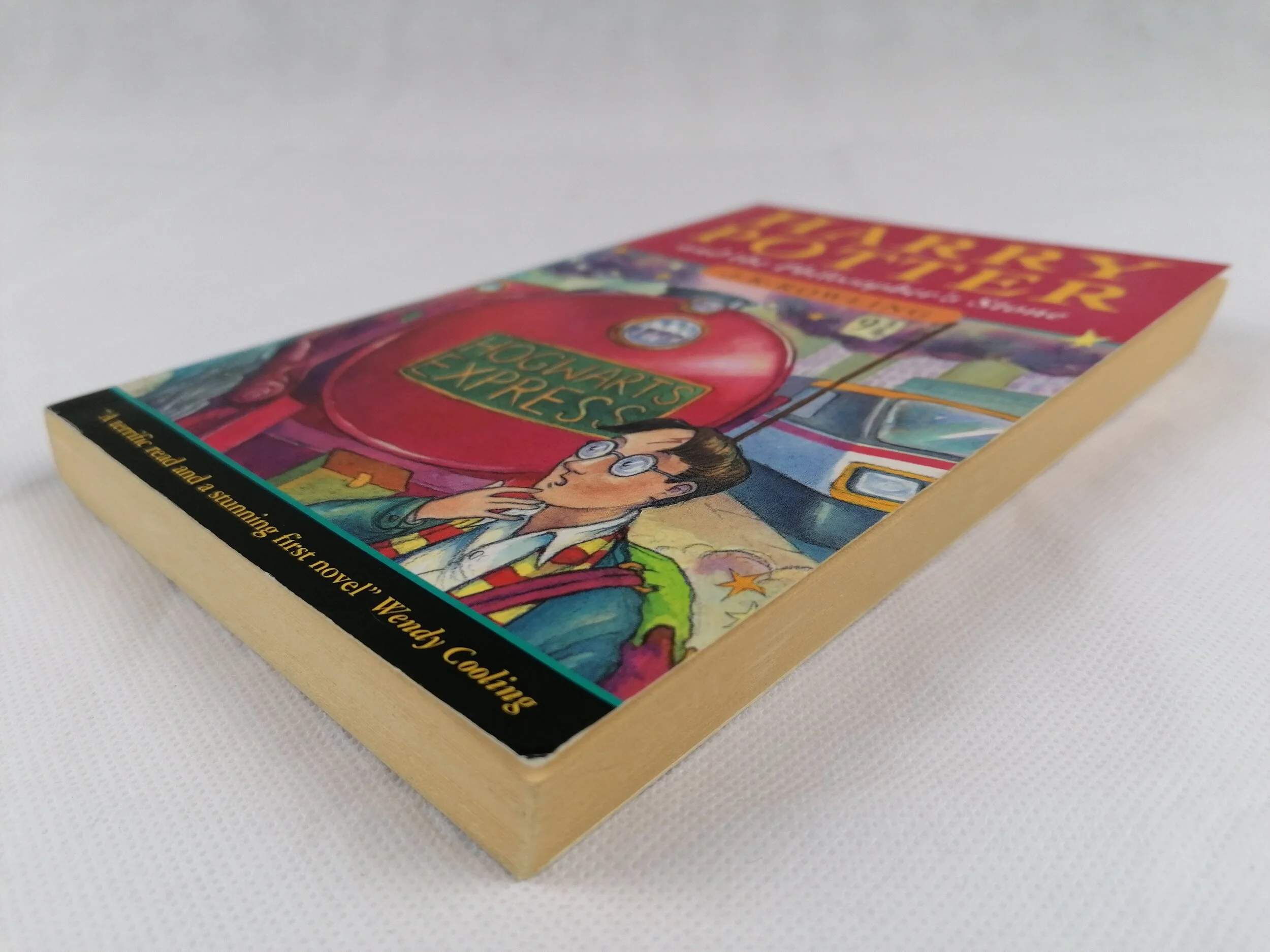 Harry Potter &amp; The Philosopher's Stone JK Rowling 1st first edition 5th Printing 1997 paperback wendy cooling iconic antiques 7