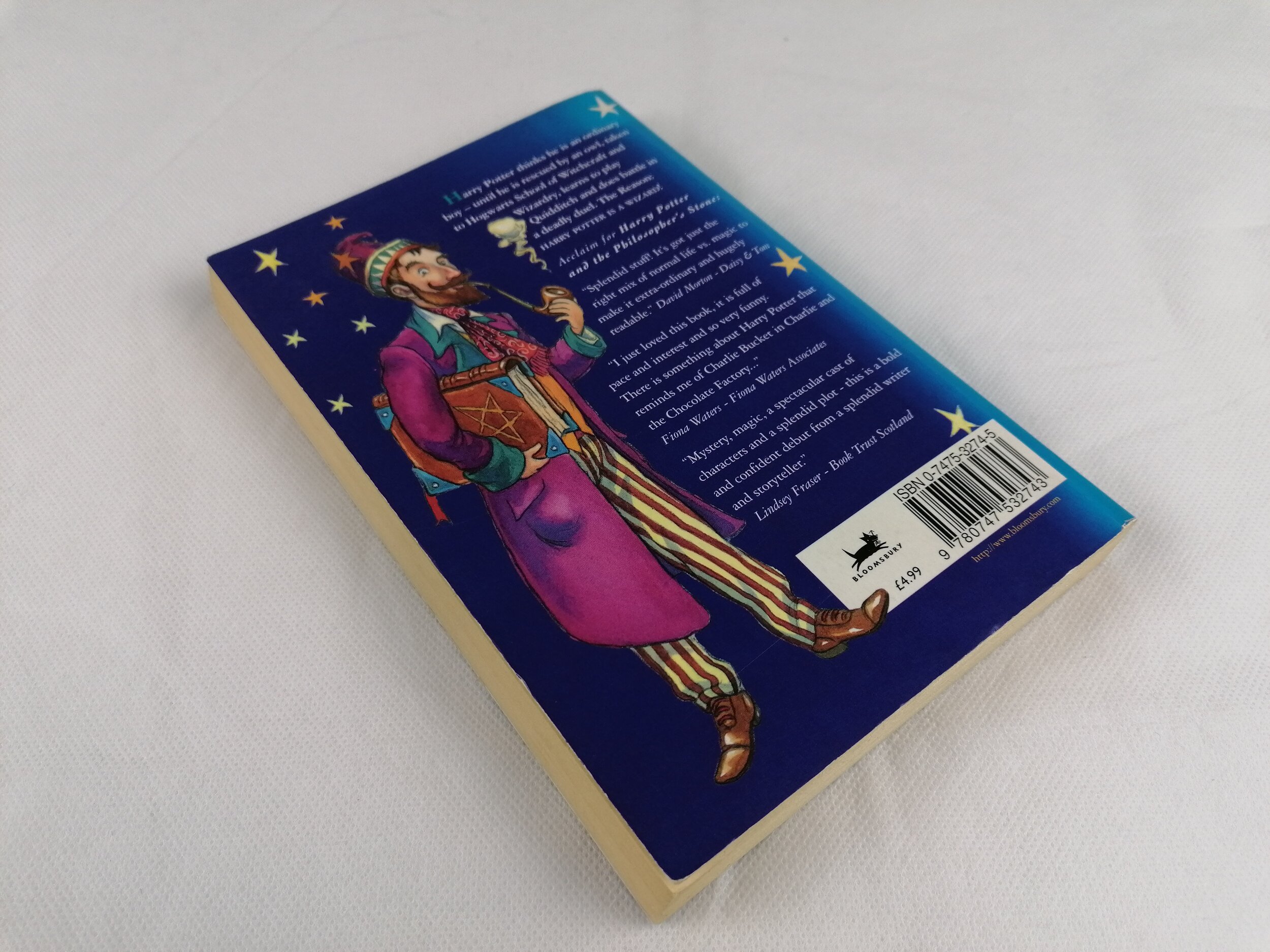 Harry Potter &amp; The Philosopher's Stone JK Rowling 1st first edition 5th Printing 1997 paperback wendy cooling iconic antiques 10