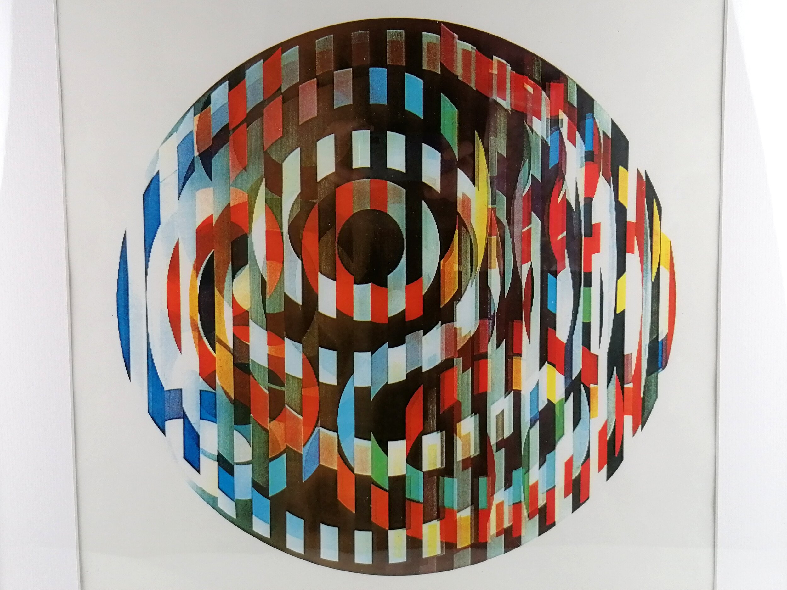 yaacov agam exhibition poster 1979 iconic antiques 2