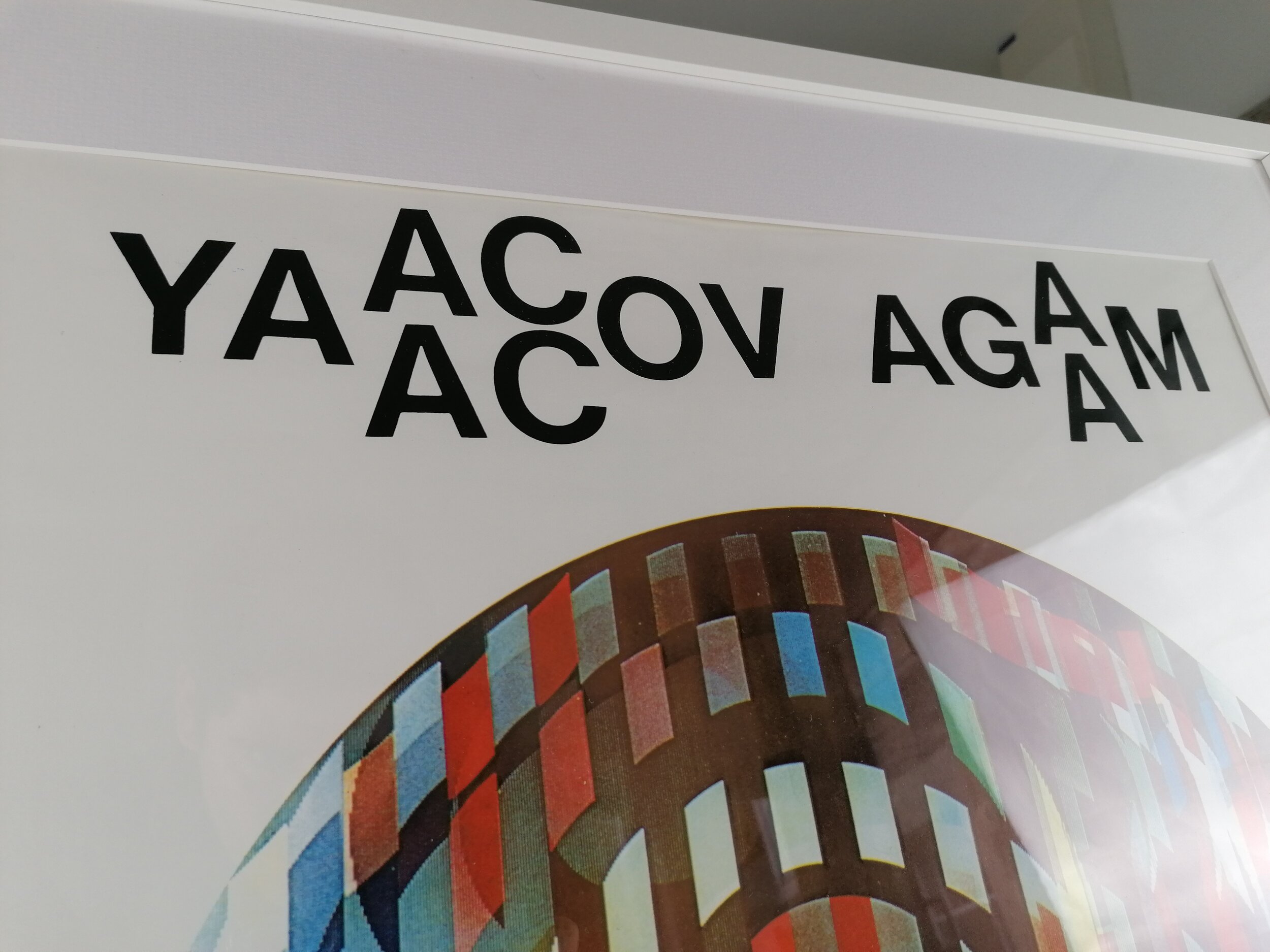yaacov agam exhibition poster 1979 iconic antiques 4