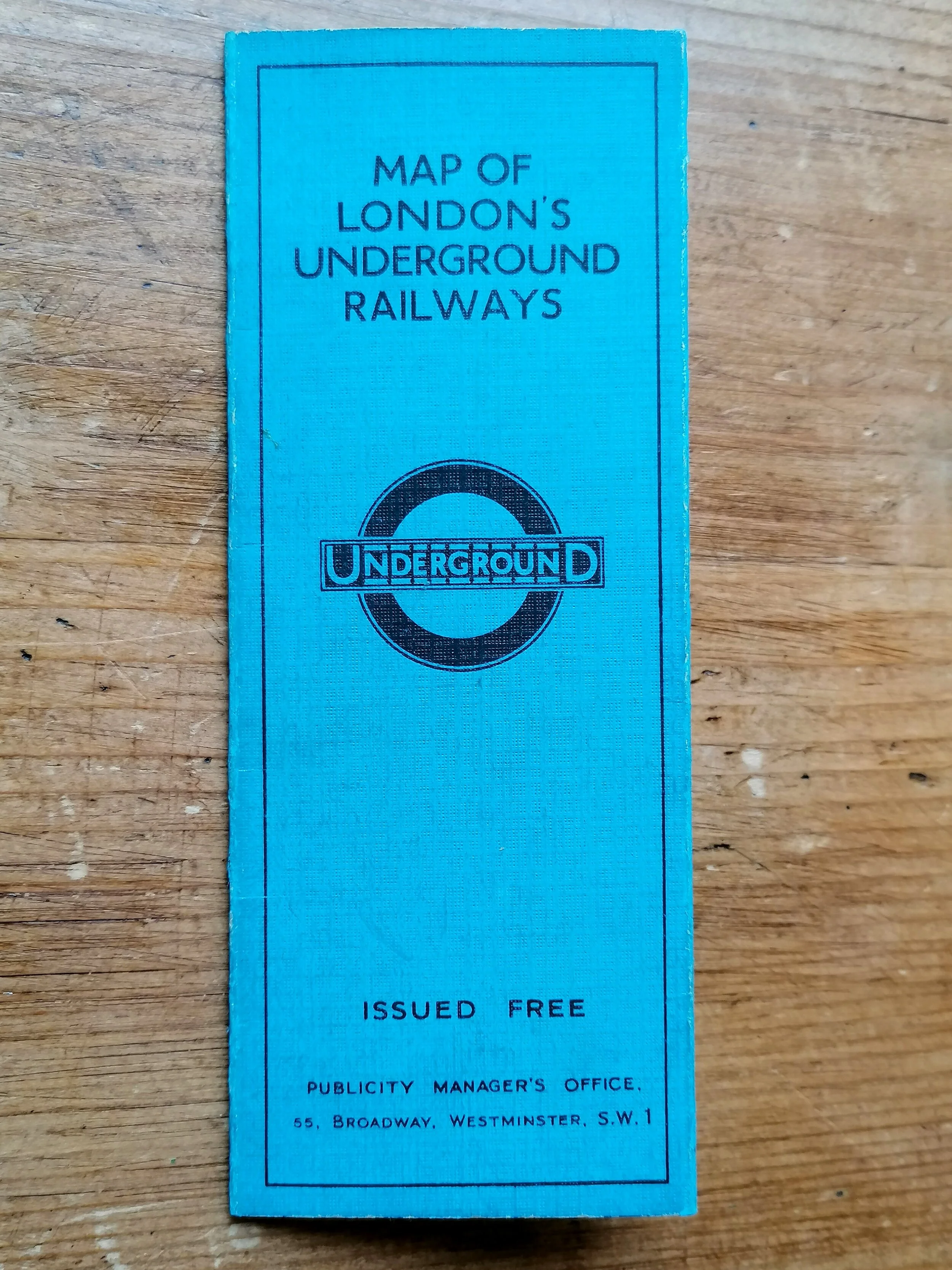 1930 London Underground Pocket Map - FH Stingemore - ICONIC Antiques ...