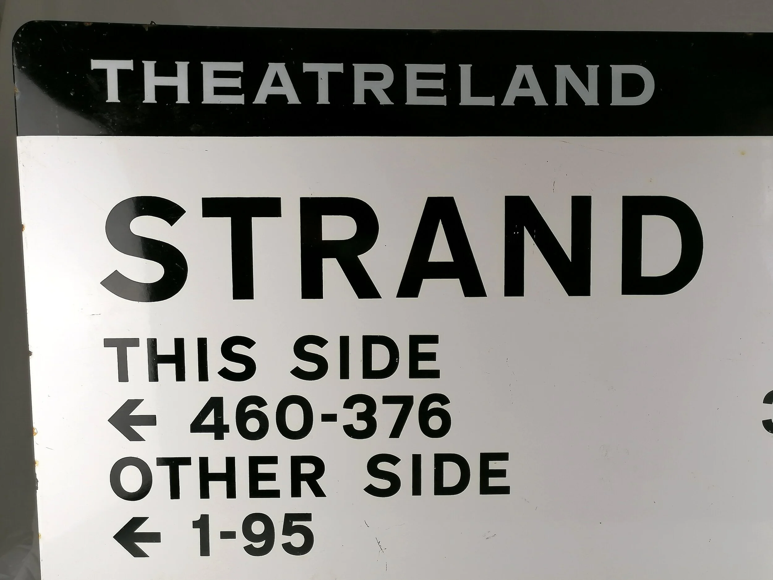 1960s London Street Sign - Strand WC2 - City of Westminster - ICONIC ...