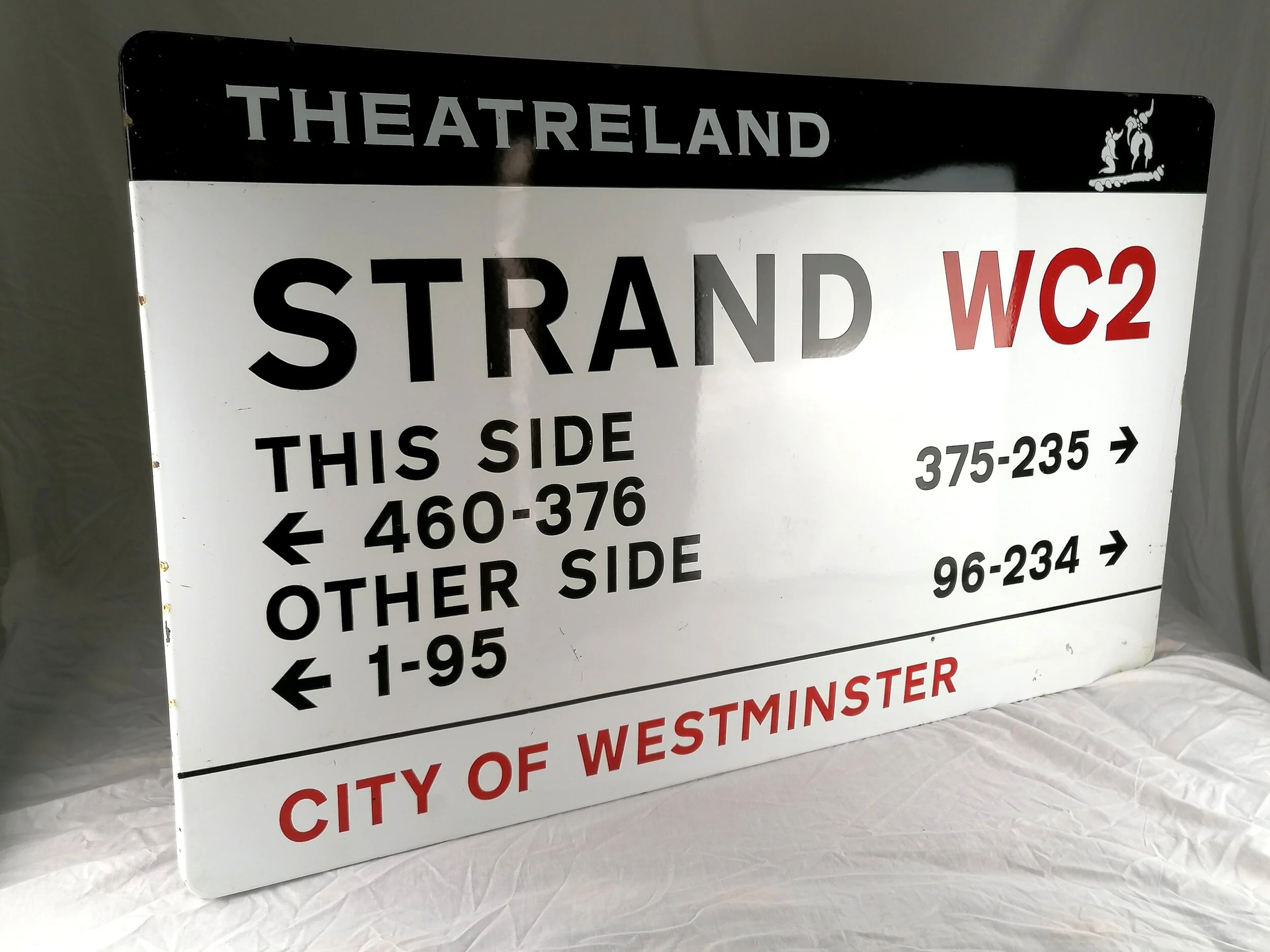 1960s London Street Sign - Strand WC2 - City of Westminster - ICONIC ...