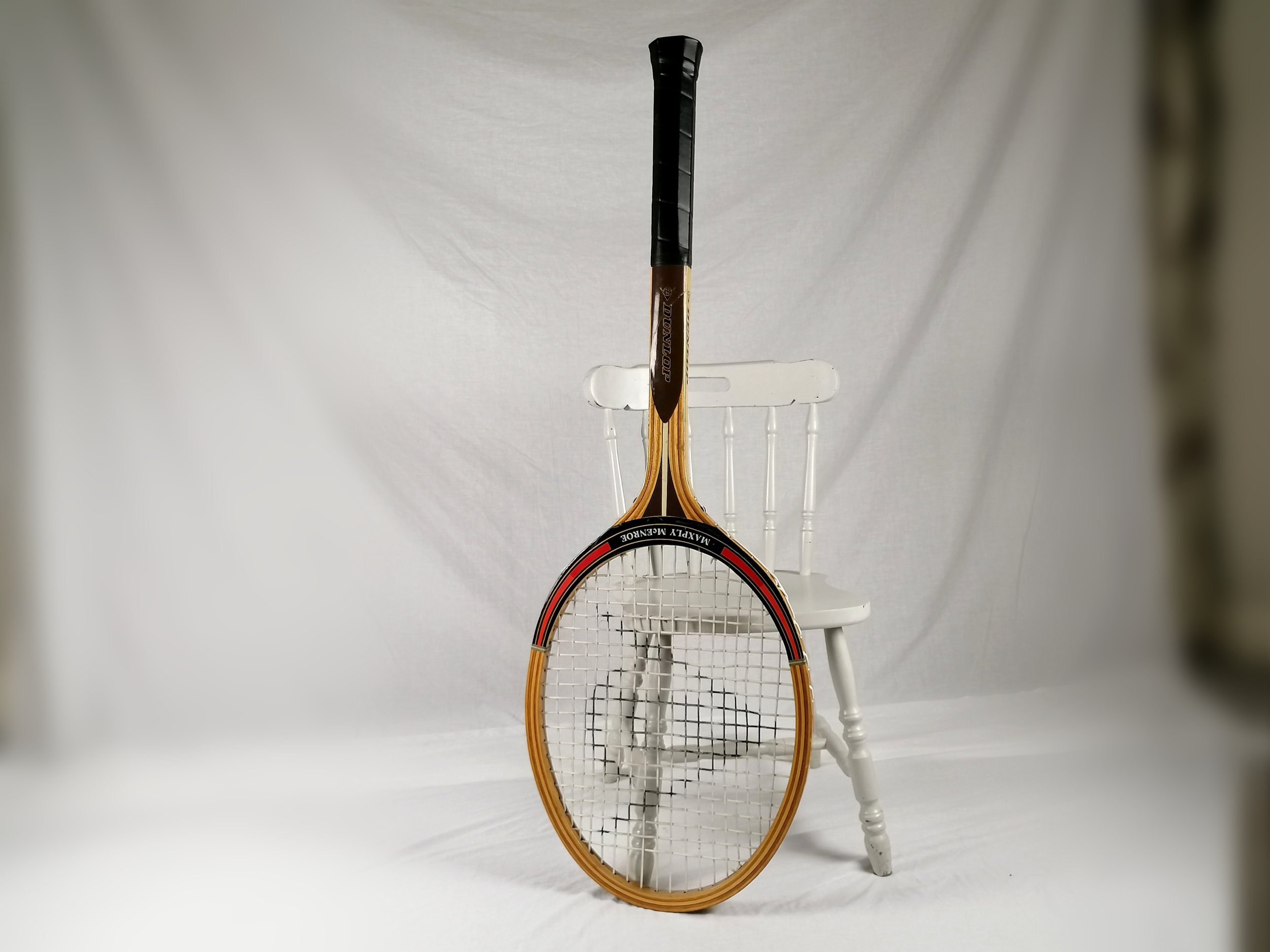 Giant Dunlop Shop Display Tennis Racket - Maxply McEnroe (1982 ...