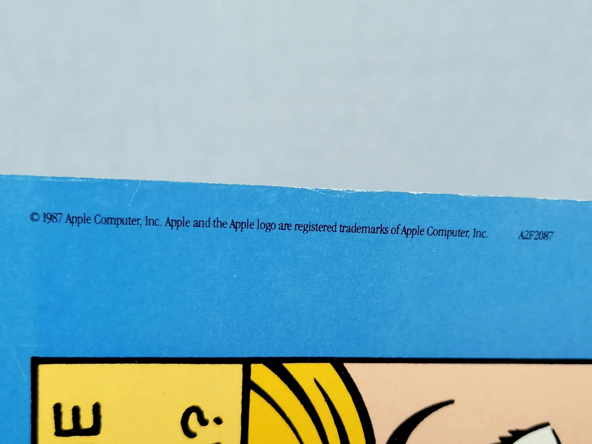 1987 Apple Computers Poster Computer Capers ICONIC Antiques