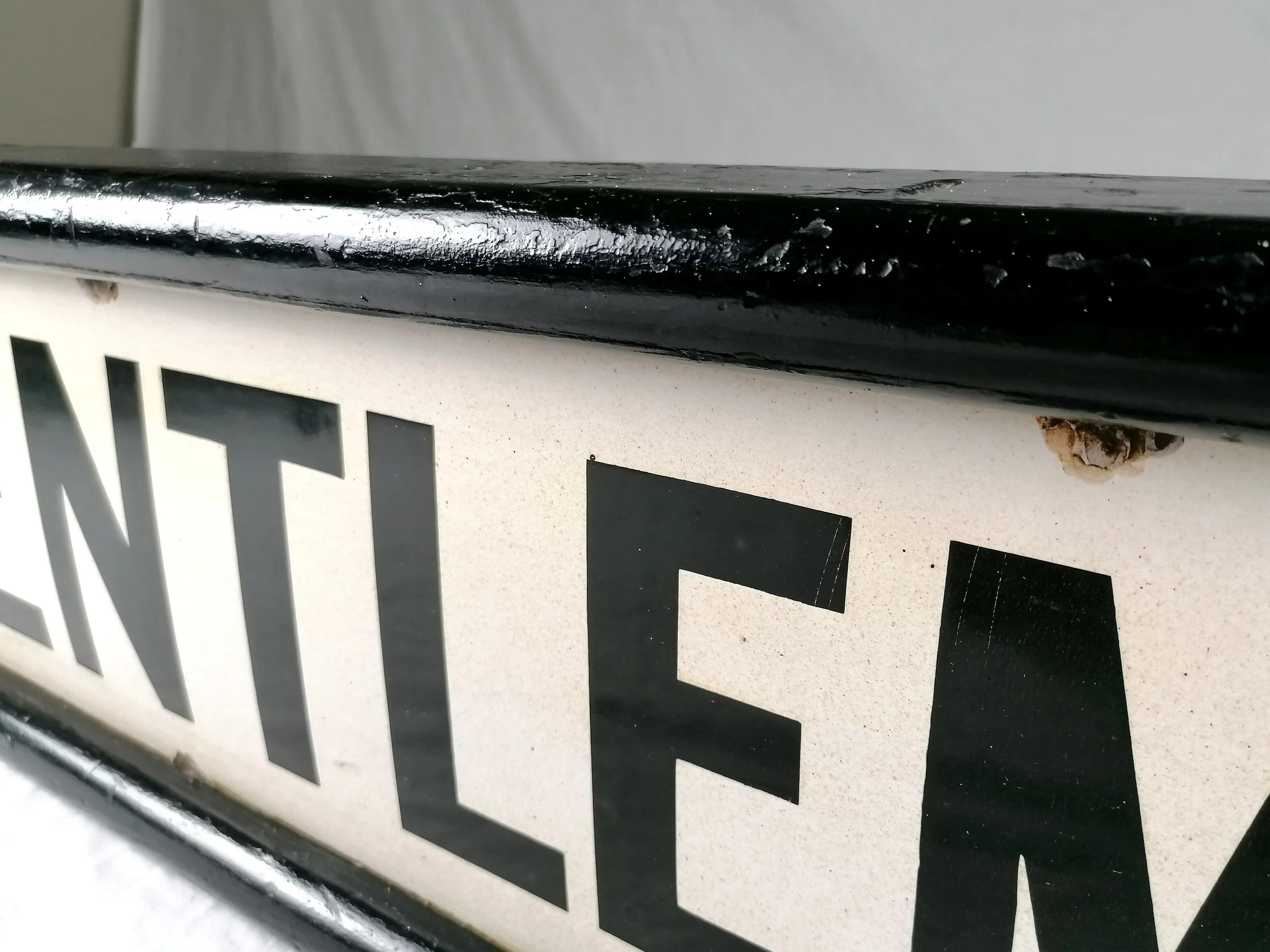 'Gentlemen' Railway Platform Sign - Double-sided (c.1900) - ICONIC ...