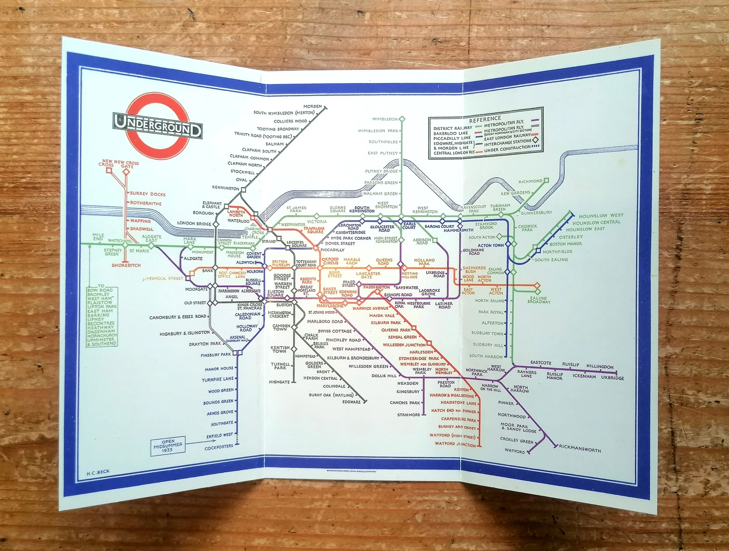 Limited Edition Spoof London Underground Map - Issued by Subline  (Map #3 Nov 2025)