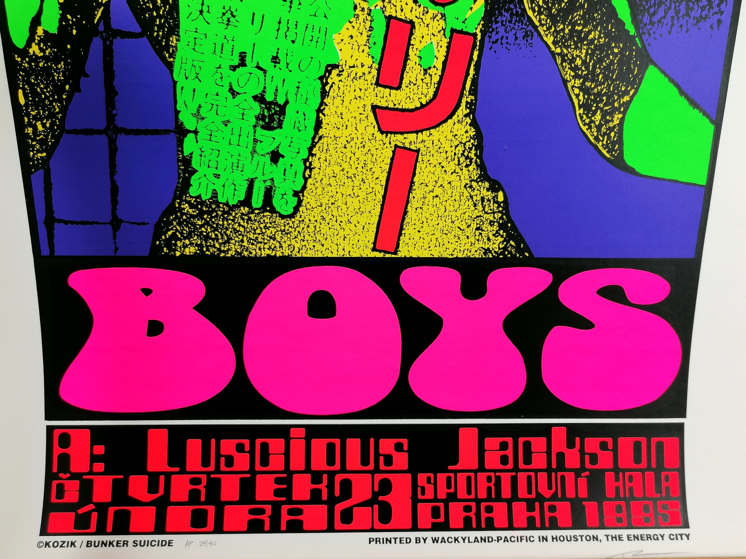 Beastie Boys Poster Artist Proof Silk Screen Print Frank Kozik daily-band-logos-beastie-boys