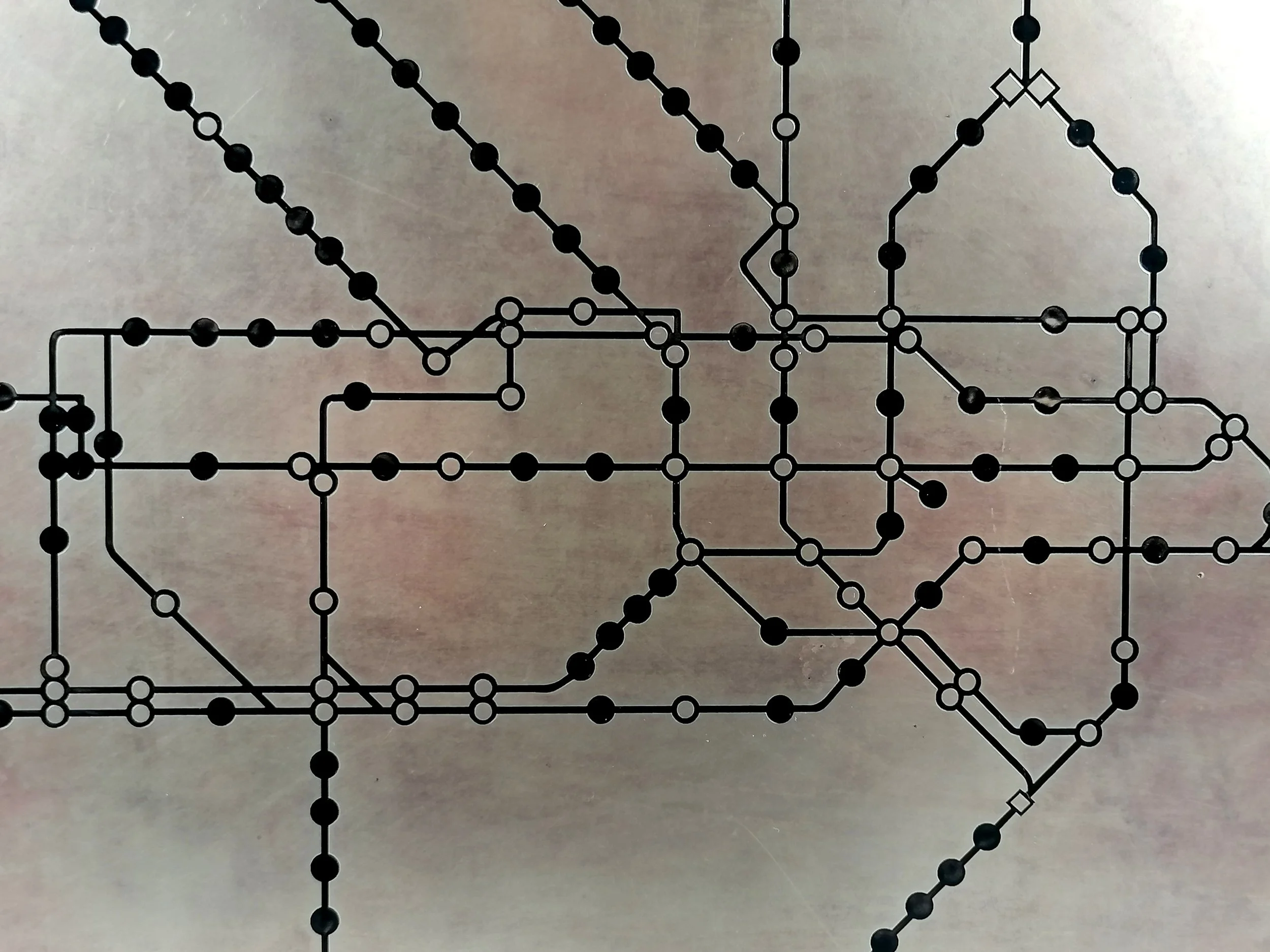 Brass Plate Harry Beck's 1931 London Underground Map