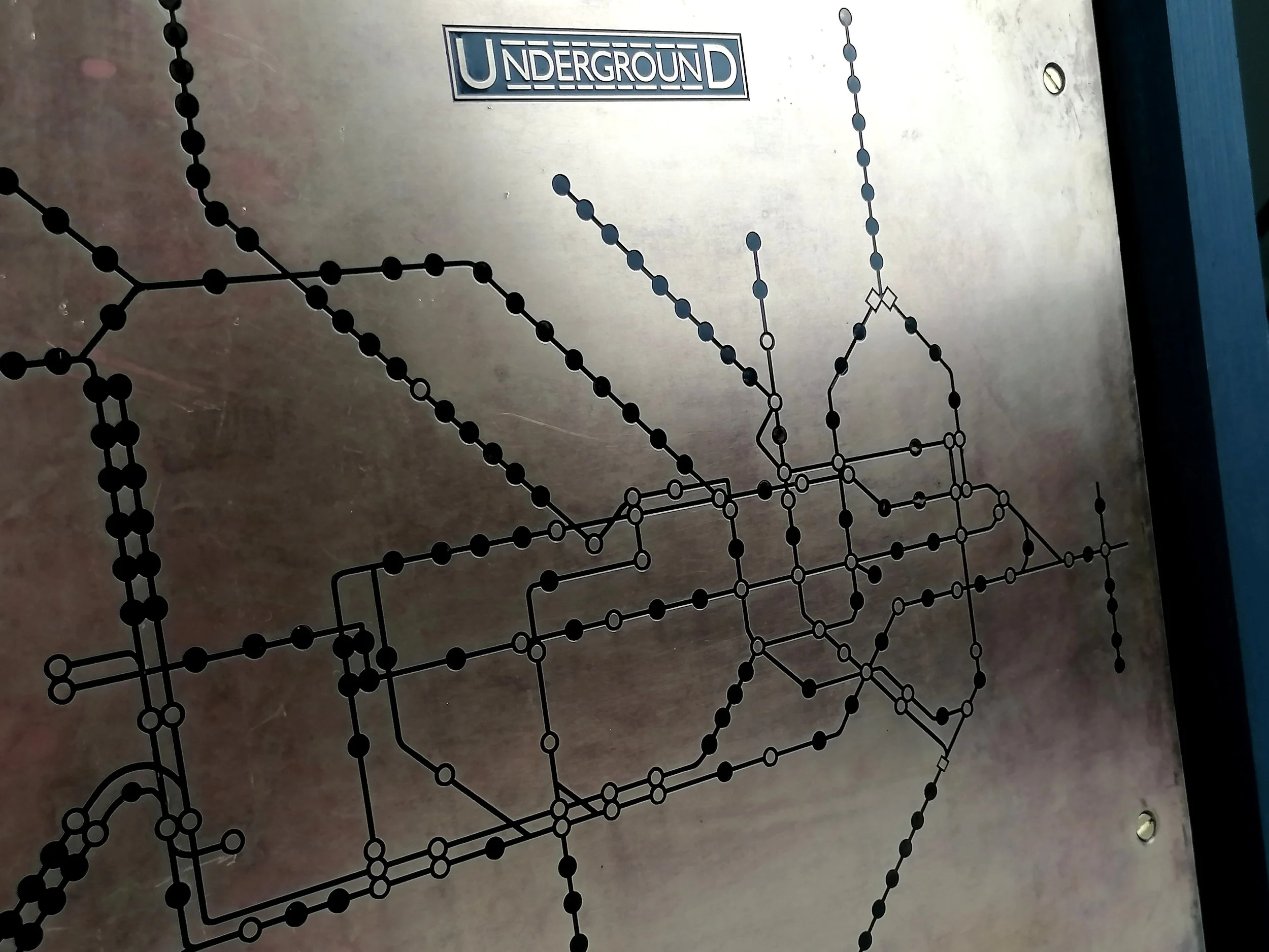 Locomotive Brass Plate - Harry Beck's 1931 London Underground Map ...